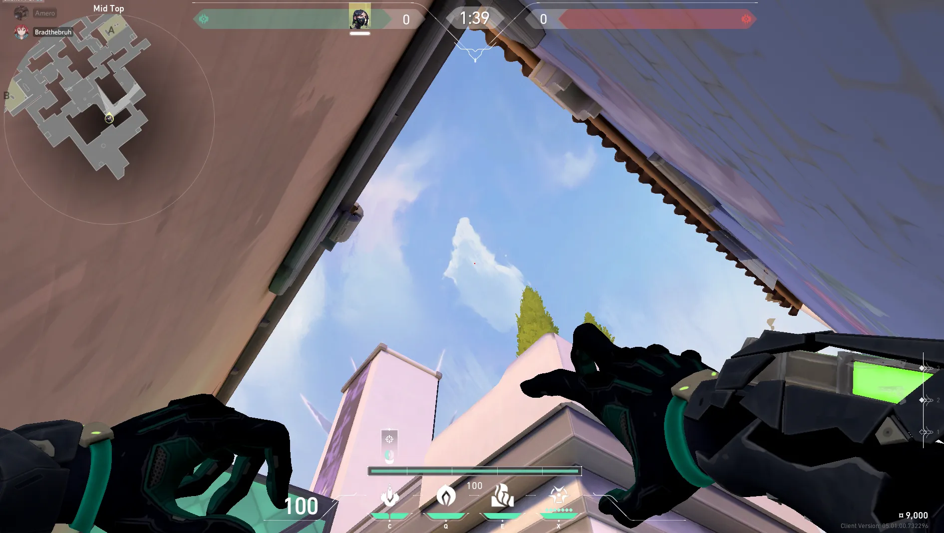 Viper Snake Bite on Ascent Attack Site A — step 2 of 3: Aim — line up the shot