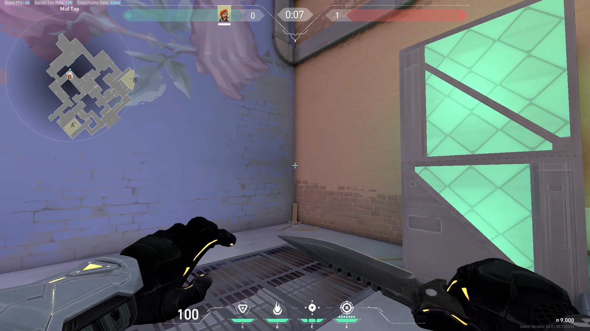 Brimstone Incendiary on Ascent Attack Site A — step 1 of 3: Position — where to stand