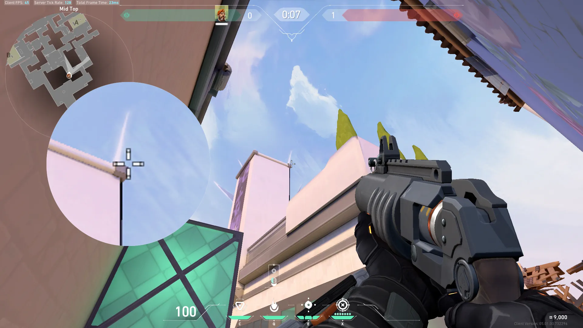 Brimstone Incendiary on Ascent Attack Site A — step 2 of 3: Aim — line up the shot
