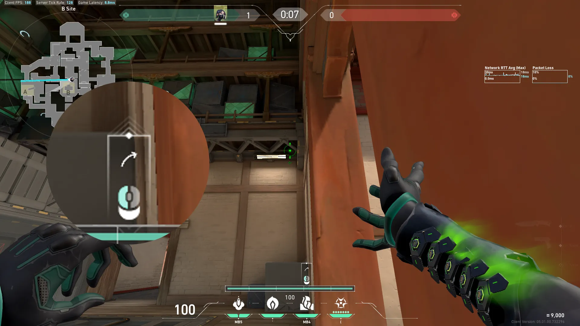 Viper Toxic Screen on Haven Defense Site A — step 2 of 4: Aim — line up the shot