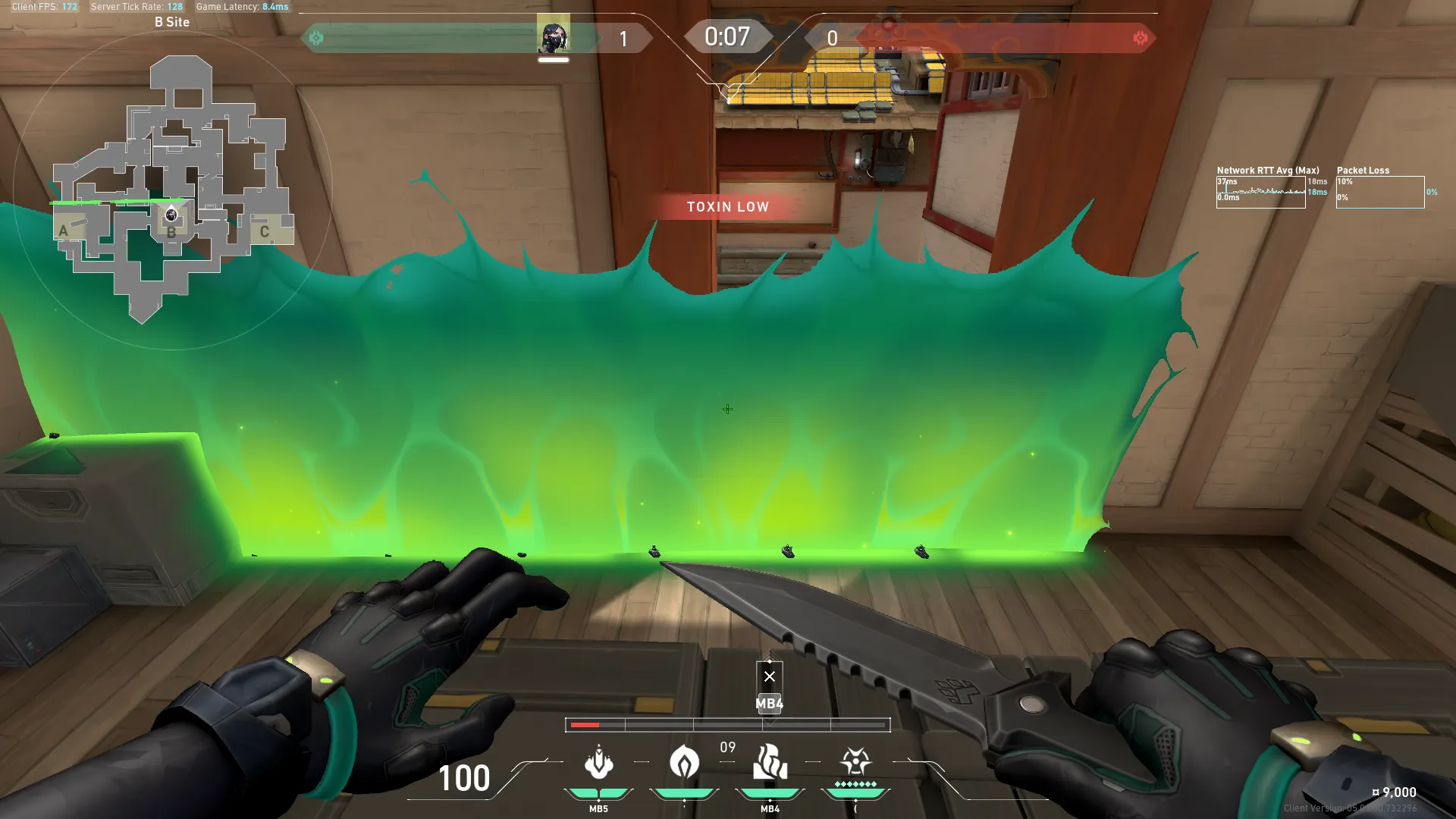 Viper Toxic Screen on Haven Defense Site A — step 3 of 4: Aim — line up the shot