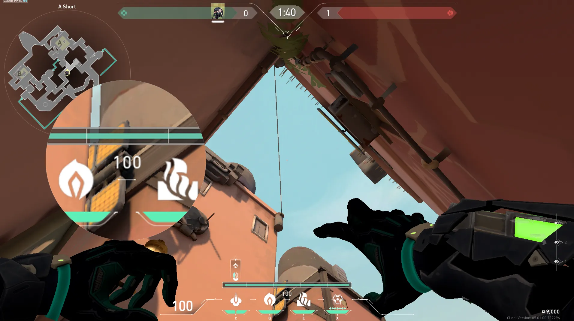 Viper Snake Bite on Bind Attack Site A — step 2 of 3: Aim — line up the shot