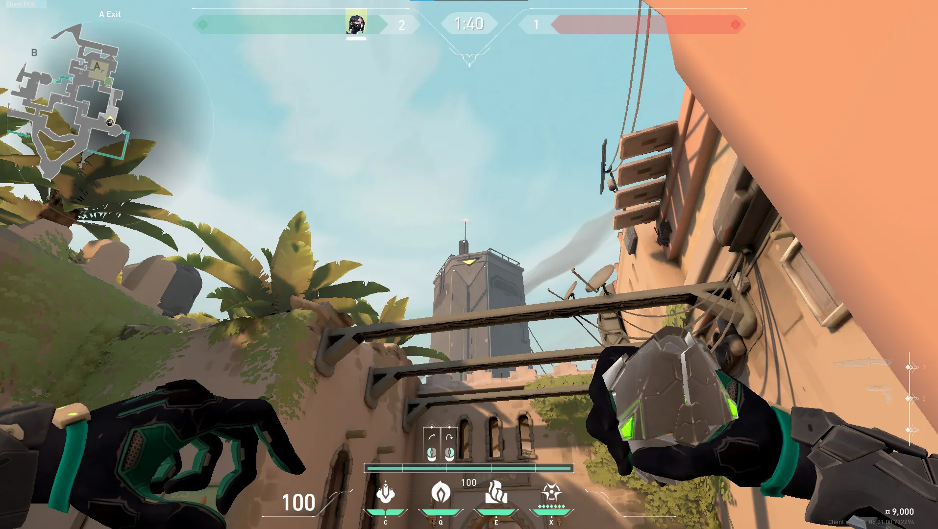 Viper Poison Cloud on Bind Attack Site A — step 2 of 3: Aim — line up the shot