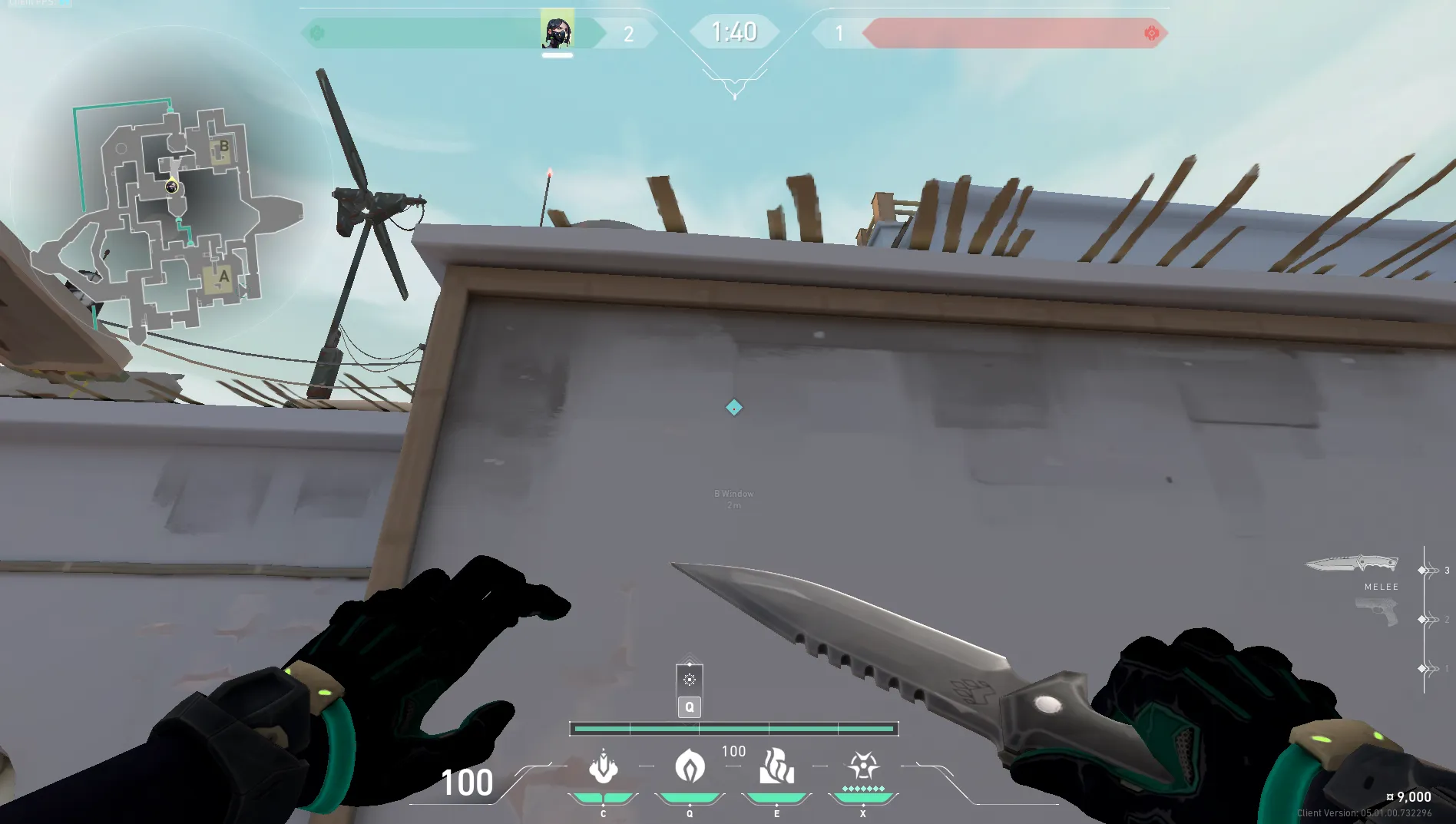 Viper Snake Bite on Bind Attack Site B — step 2 of 5: Aim — line up the shot