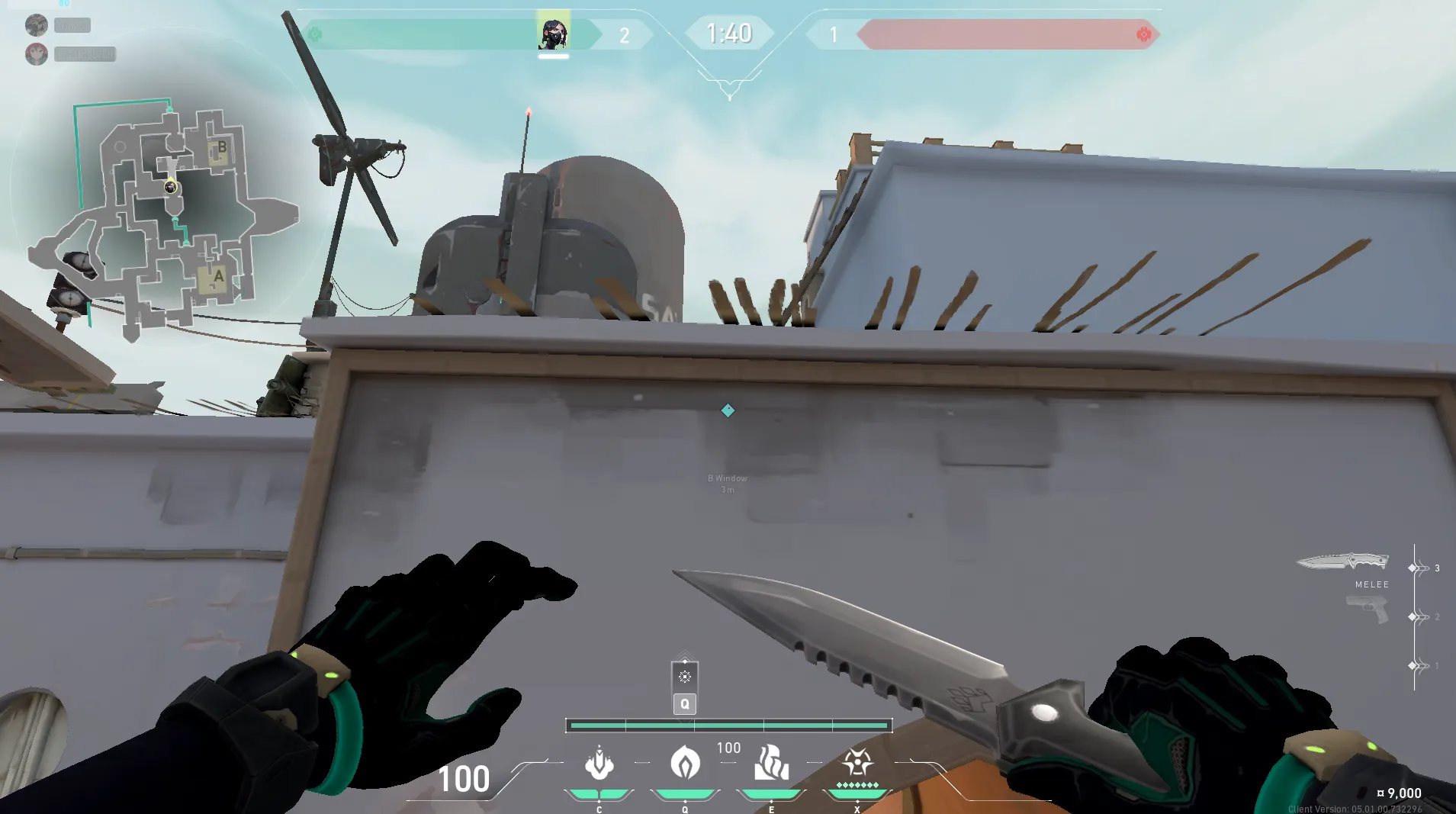 Viper Snake Bite on Bind Attack Site B — step 2 of 5: Aim — line up the shot