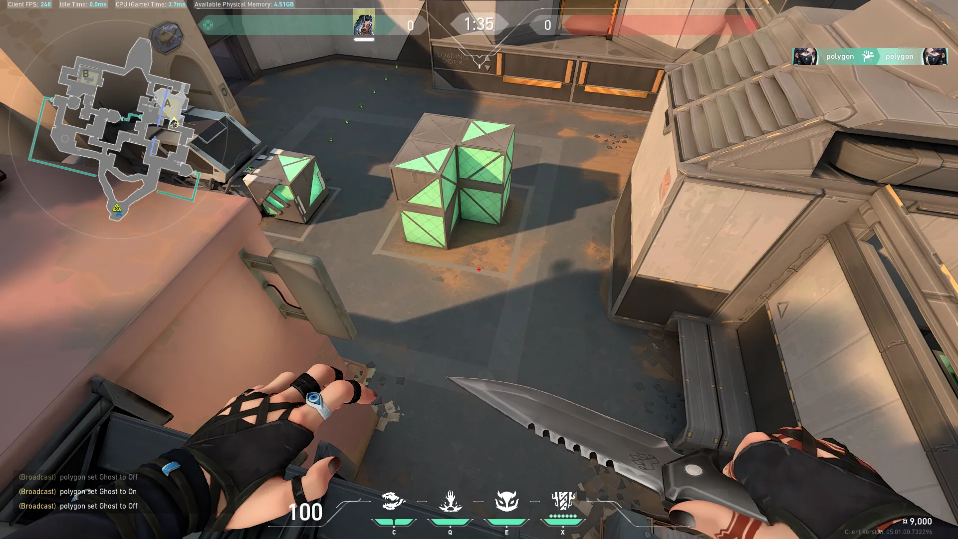 Fade Haunt on Bind Attack Site A — step 4 of 4: Result