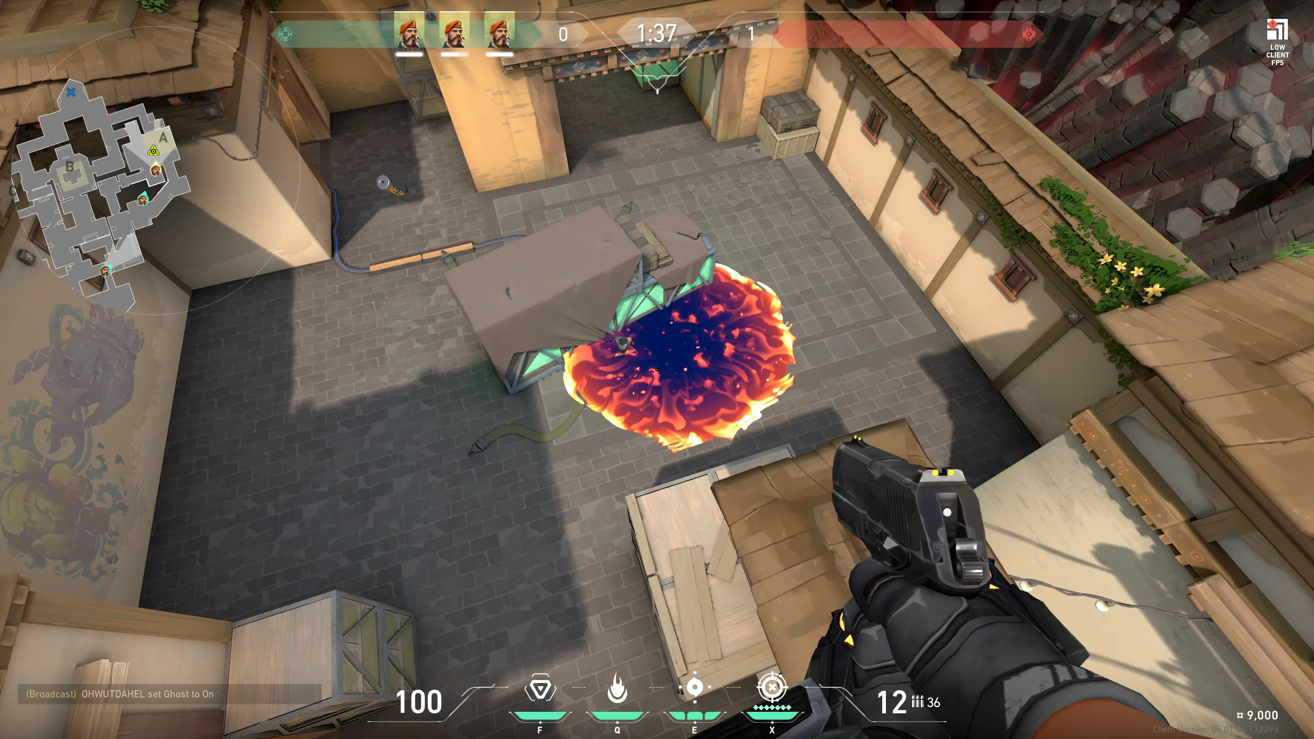 Brimstone Incendiary on Haven Attack Site A — step 3 of 3: Result
