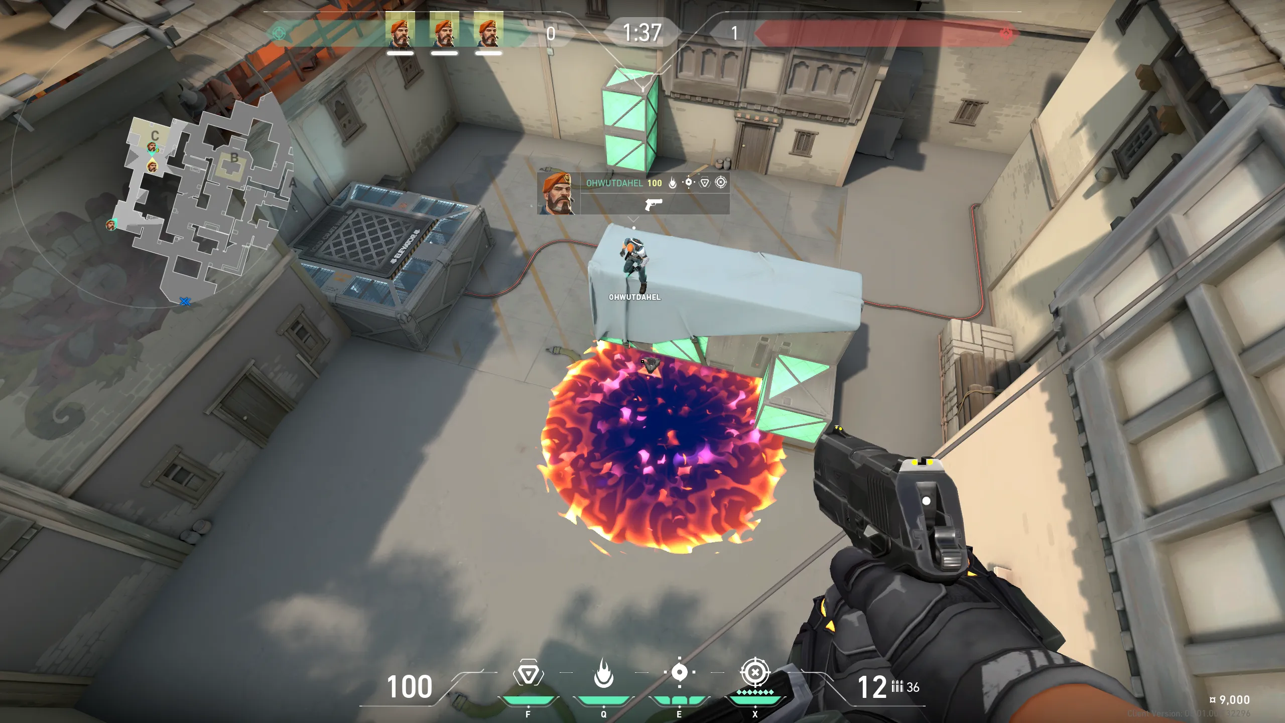 Brimstone Incendiary on Haven Attack Site C — step 3 of 3: Result