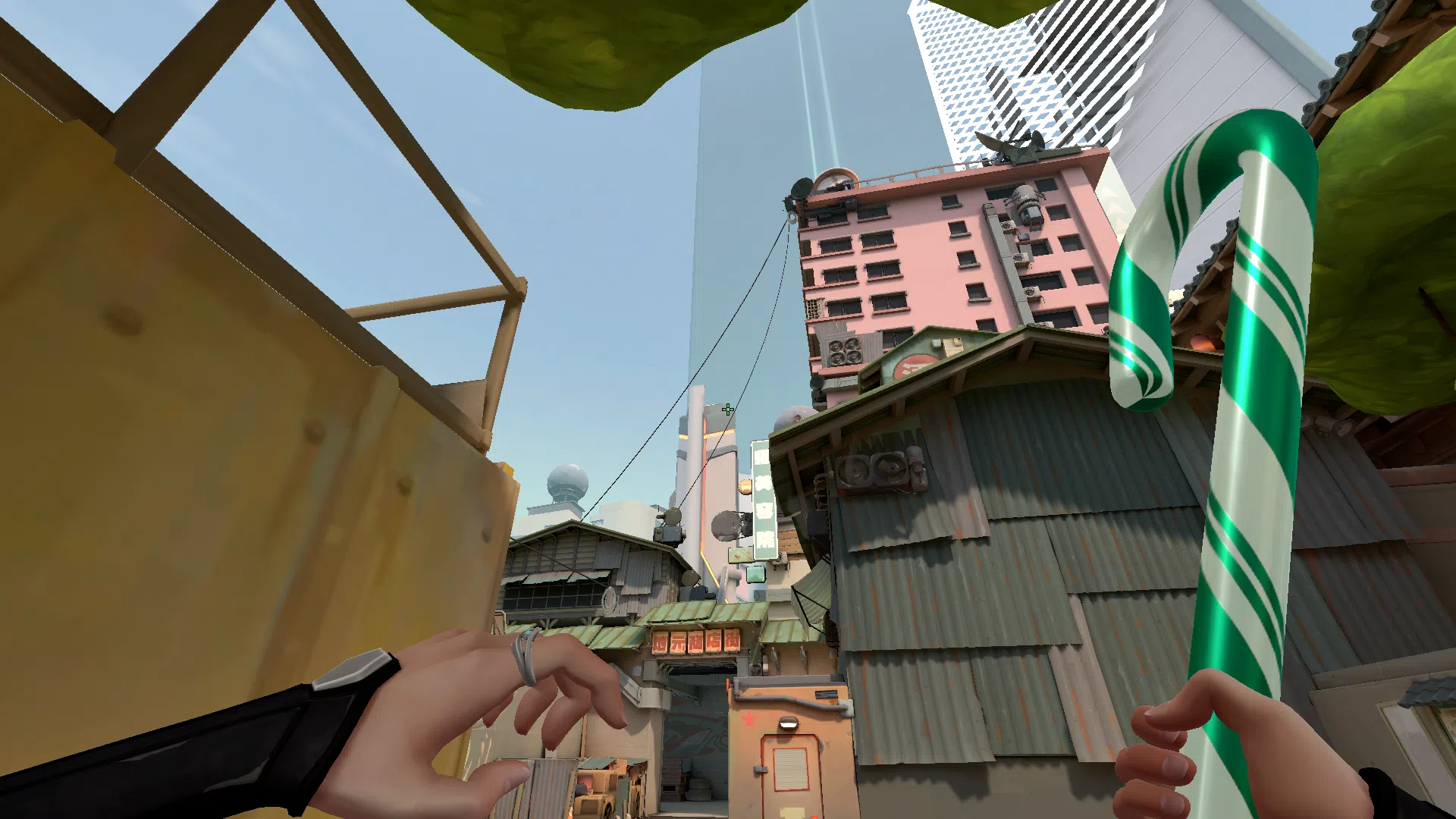 Sage Slow Orb on Split Attack Site B — step 2 of 3: Aim — line up the shot