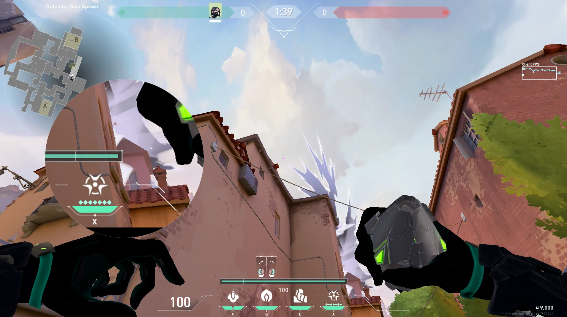 Viper Poison Cloud on Ascent Defense Site B — step 2 of 5: Aim — line up the shot