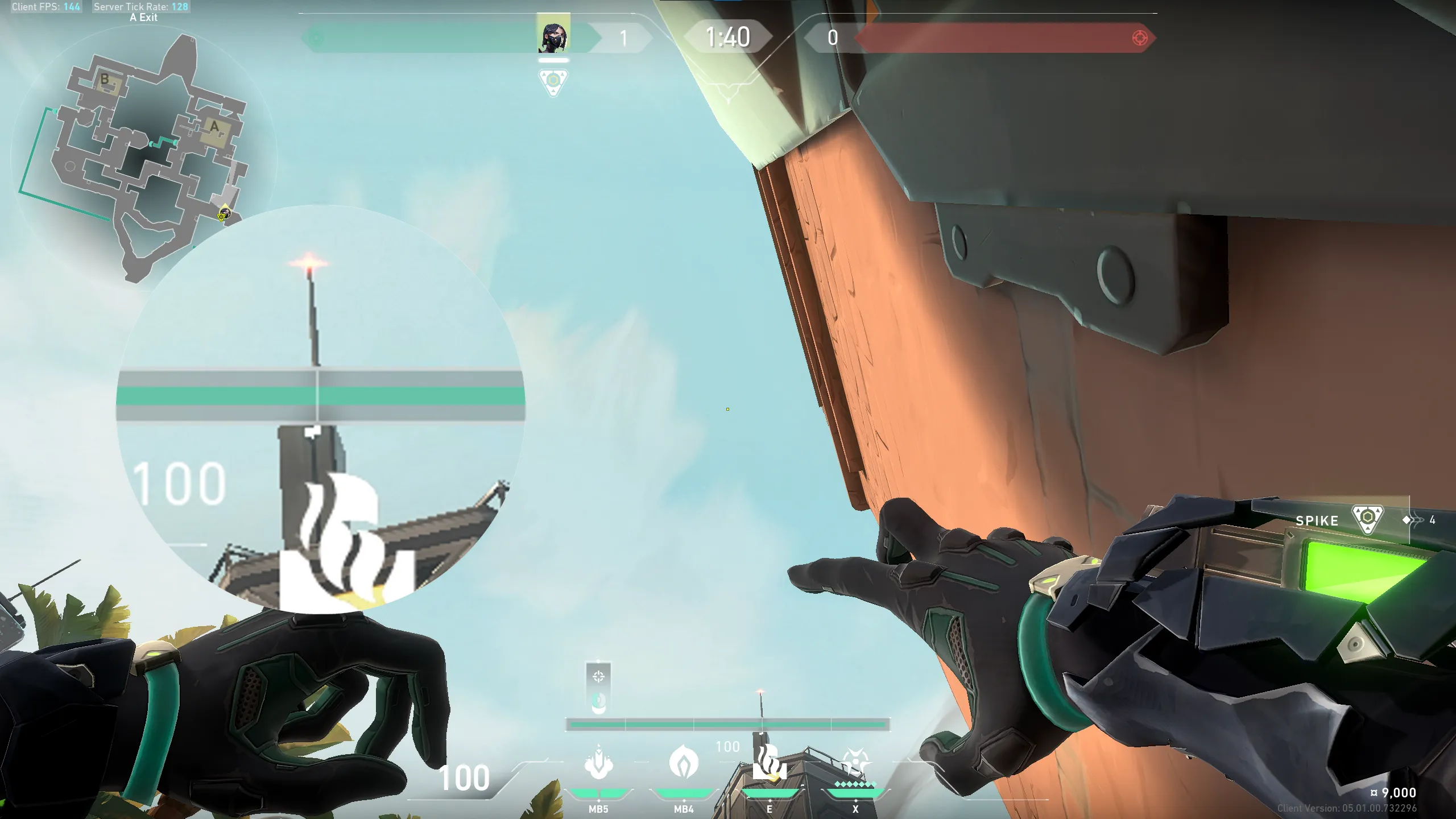 Viper Snake Bite on Bind Attack Site A — step 3 of 4: Aim — line up the shot