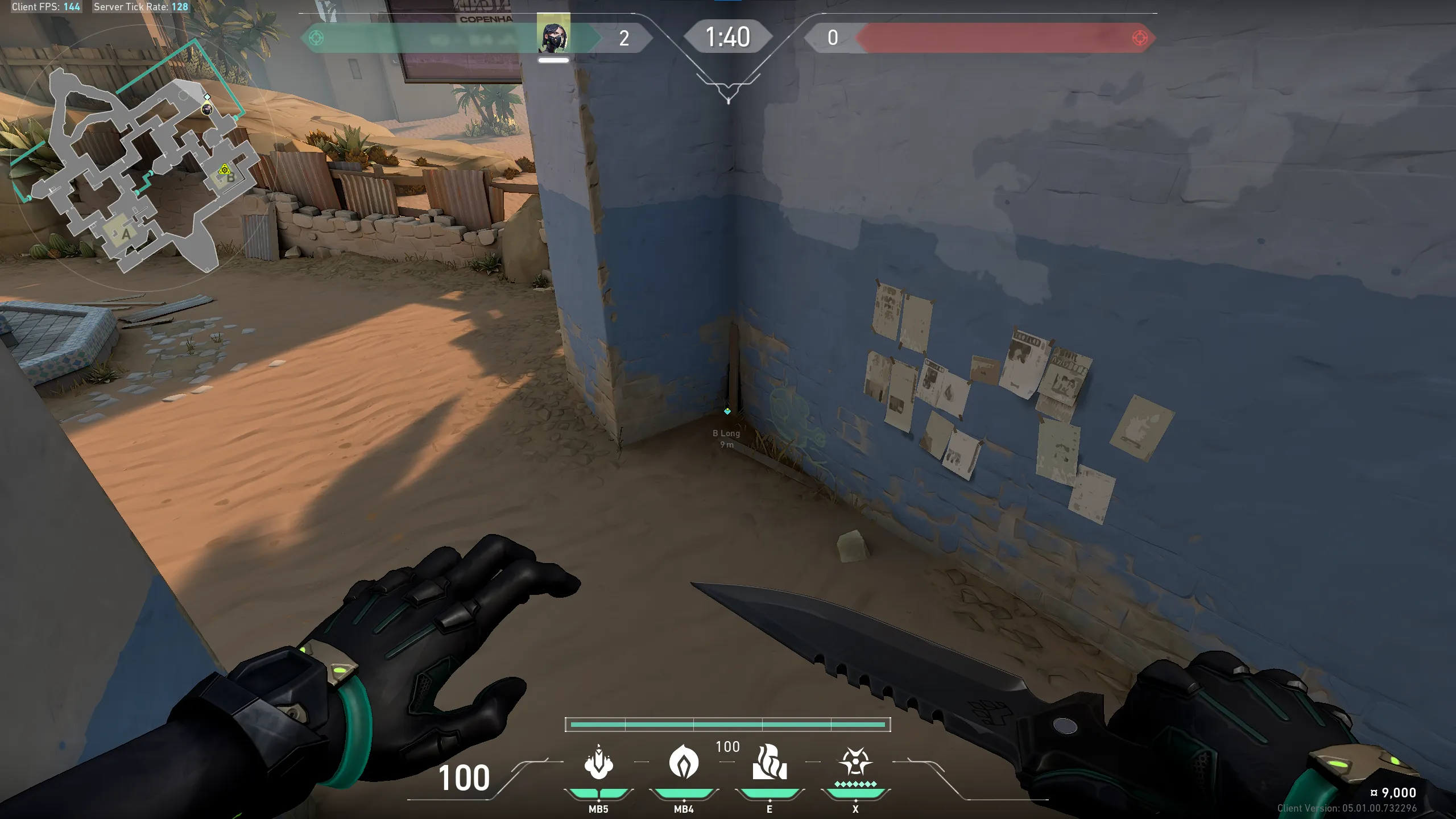 Viper Snake Bite on Bind Attack Site B — step 2 of 4: Aim — line up the shot