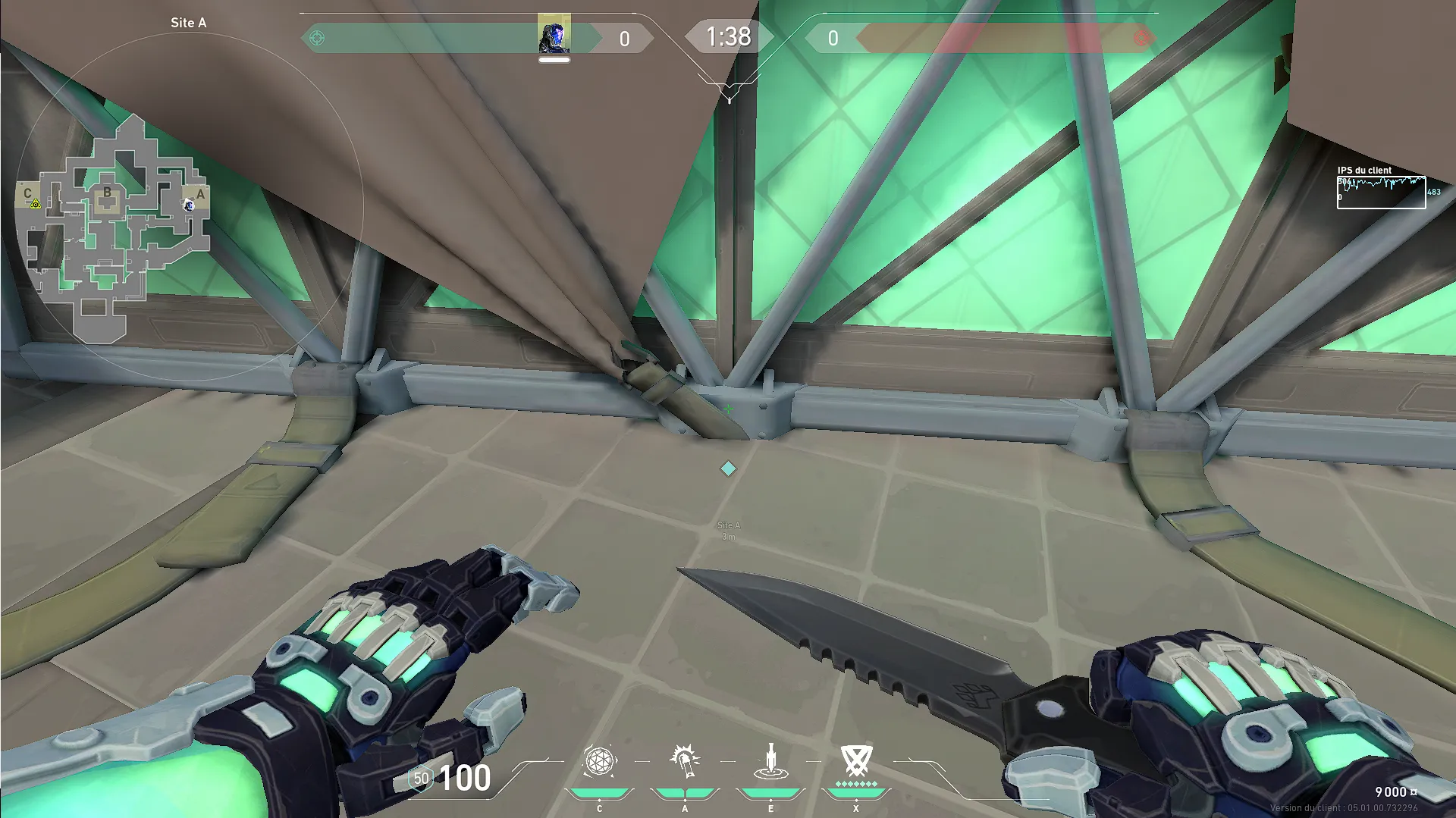 KAY/O Frag_Ment on Haven Defense Site A — step 1 of 3: Position — where to stand