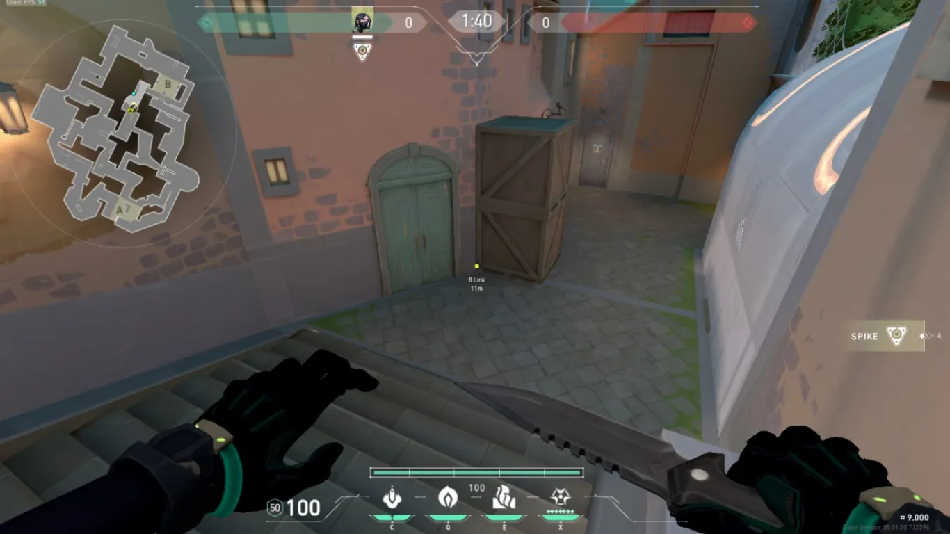 Viper Snake Bite on Pearl Defense Site A — step 1 of 3: Position — where to stand
