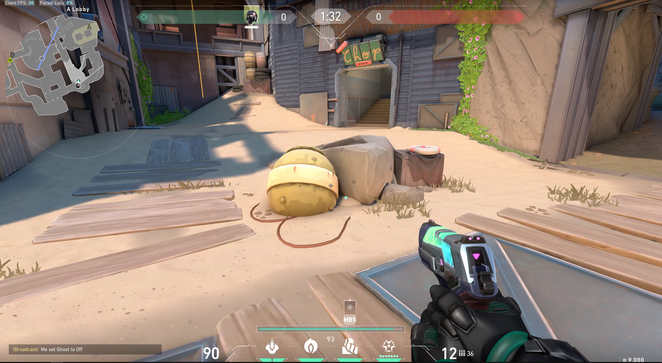 Viper Poison Cloud on Breeze Attack Site A — step 1 of 3: Position — where to stand