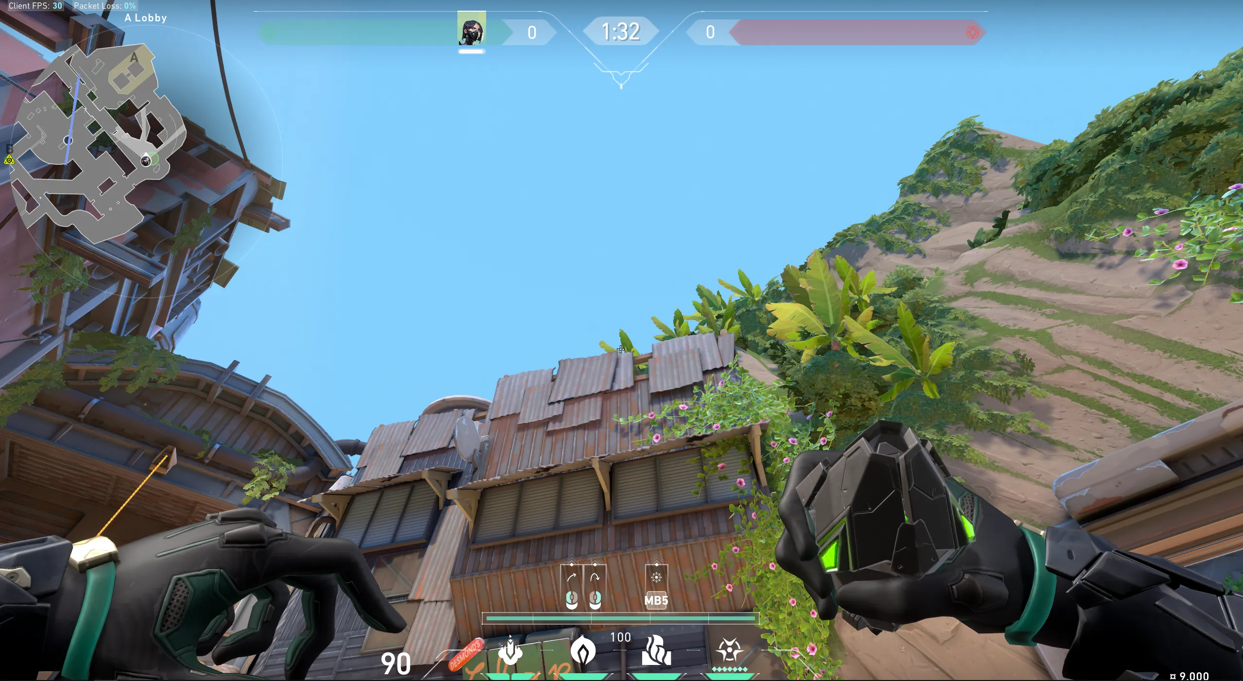 Viper Poison Cloud on Breeze Attack Site A — step 2 of 3: Aim — line up the shot