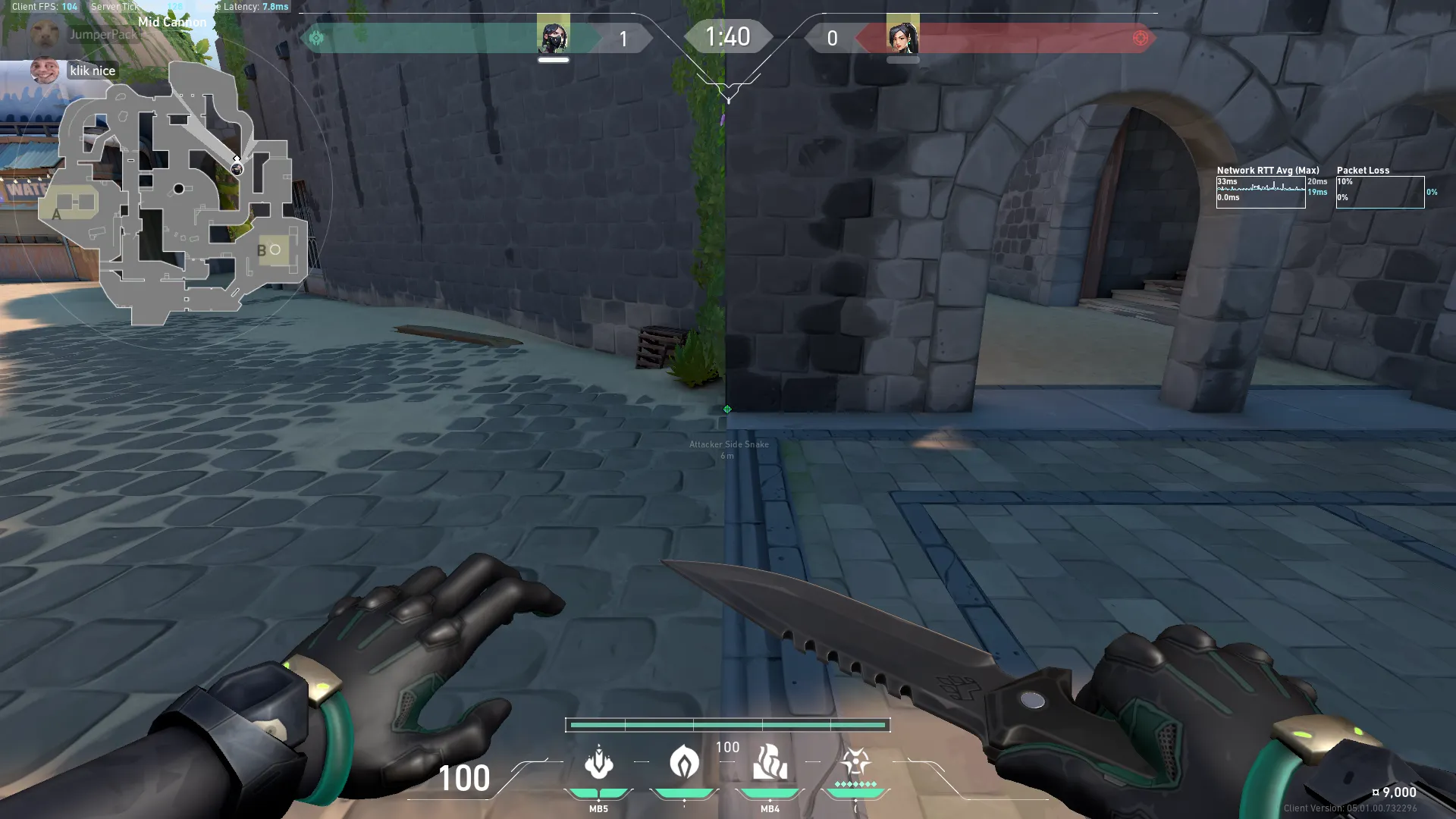 Viper Poison Cloud on Breeze Attack Site B — step 1 of 3: Position — where to stand
