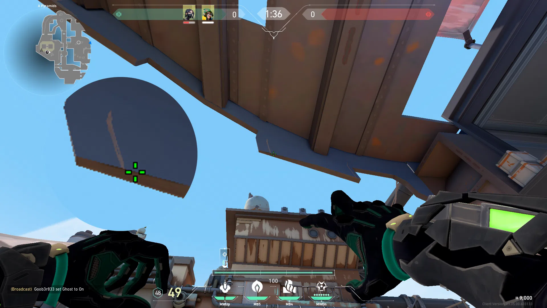 Viper Snake Bite on Breeze Defense Site B — step 2 of 3: Aim — line up the shot