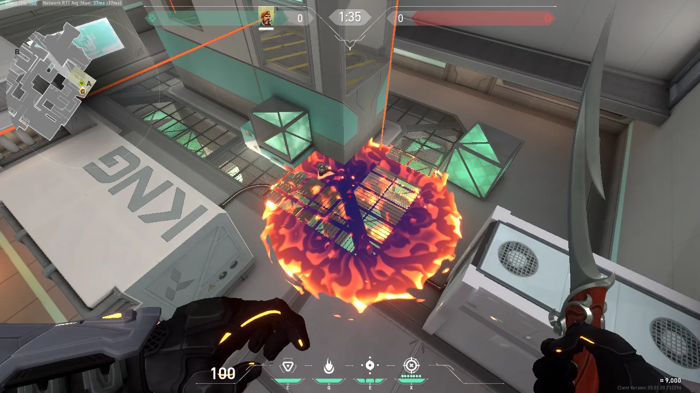 Brimstone Incendiary on Icebox Defense Site A — step 4 of 4: Result