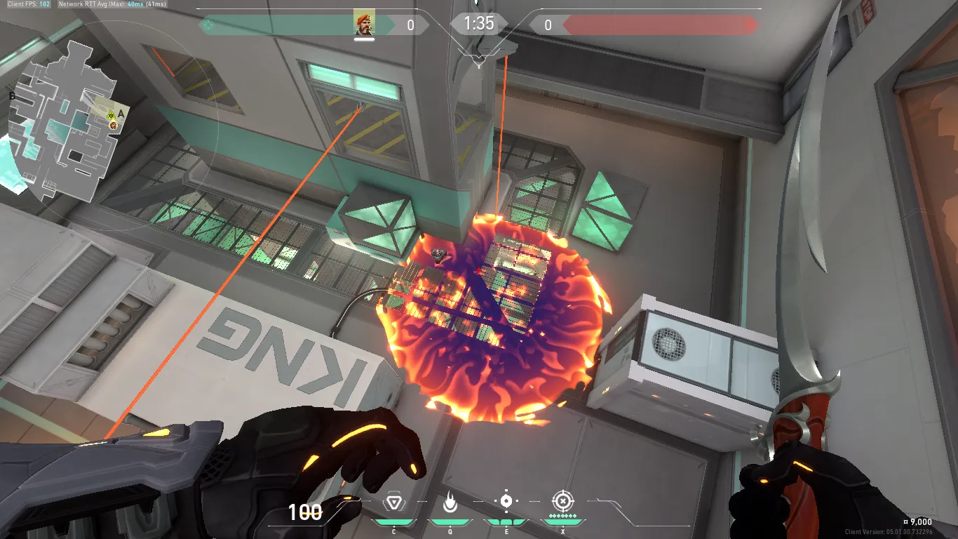 Brimstone Incendiary on Icebox Defense Site A — step 4 of 4: Result