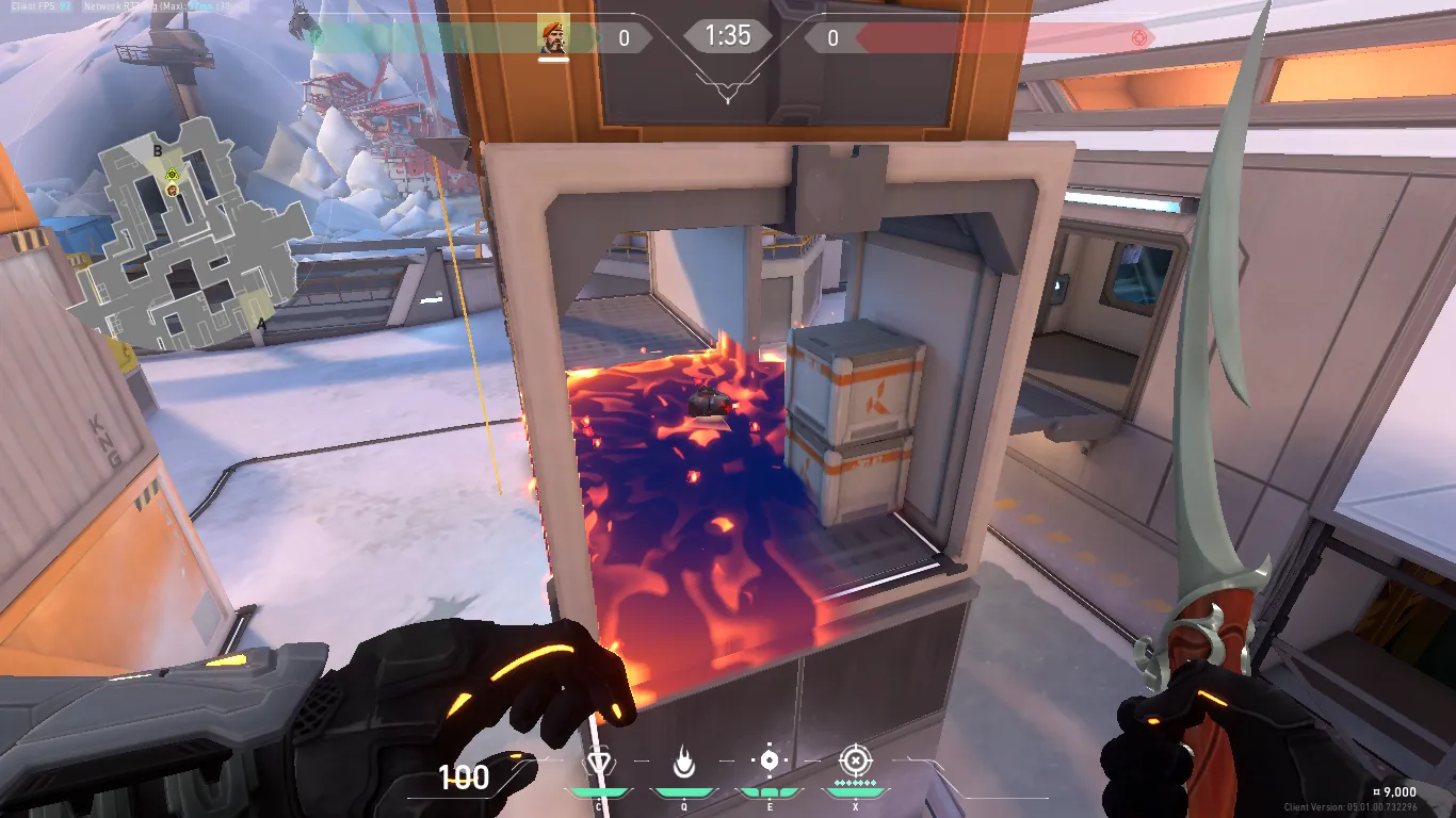 Brimstone Incendiary on Icebox Defense Site B — step 4 of 4: Result