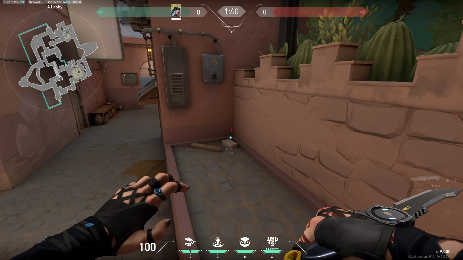 Fade Haunt on Bind Attack Site A — step 1 of 3: Position — where to stand