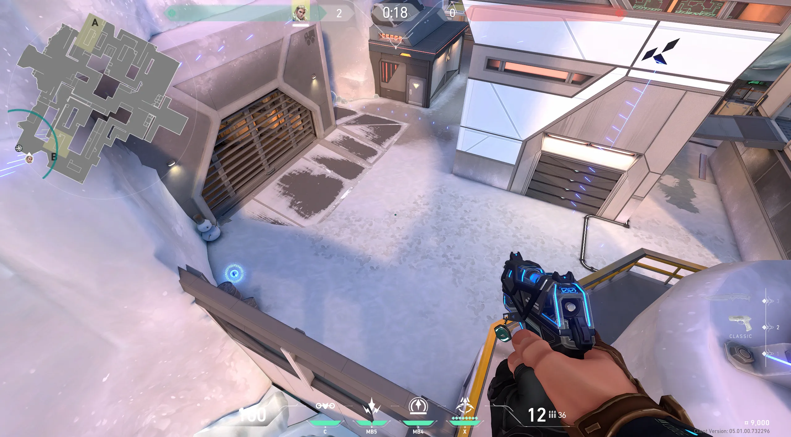 Sova Recon Bolt on Icebox Attack Site B — step 3 of 3: Result