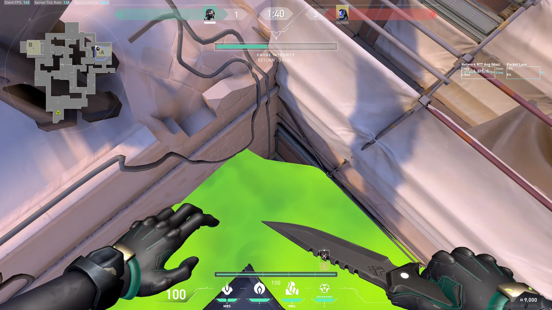 Viper Vipers Pit on Ascent Defense Site A — step 3 of 4: Aim — line up the shot
