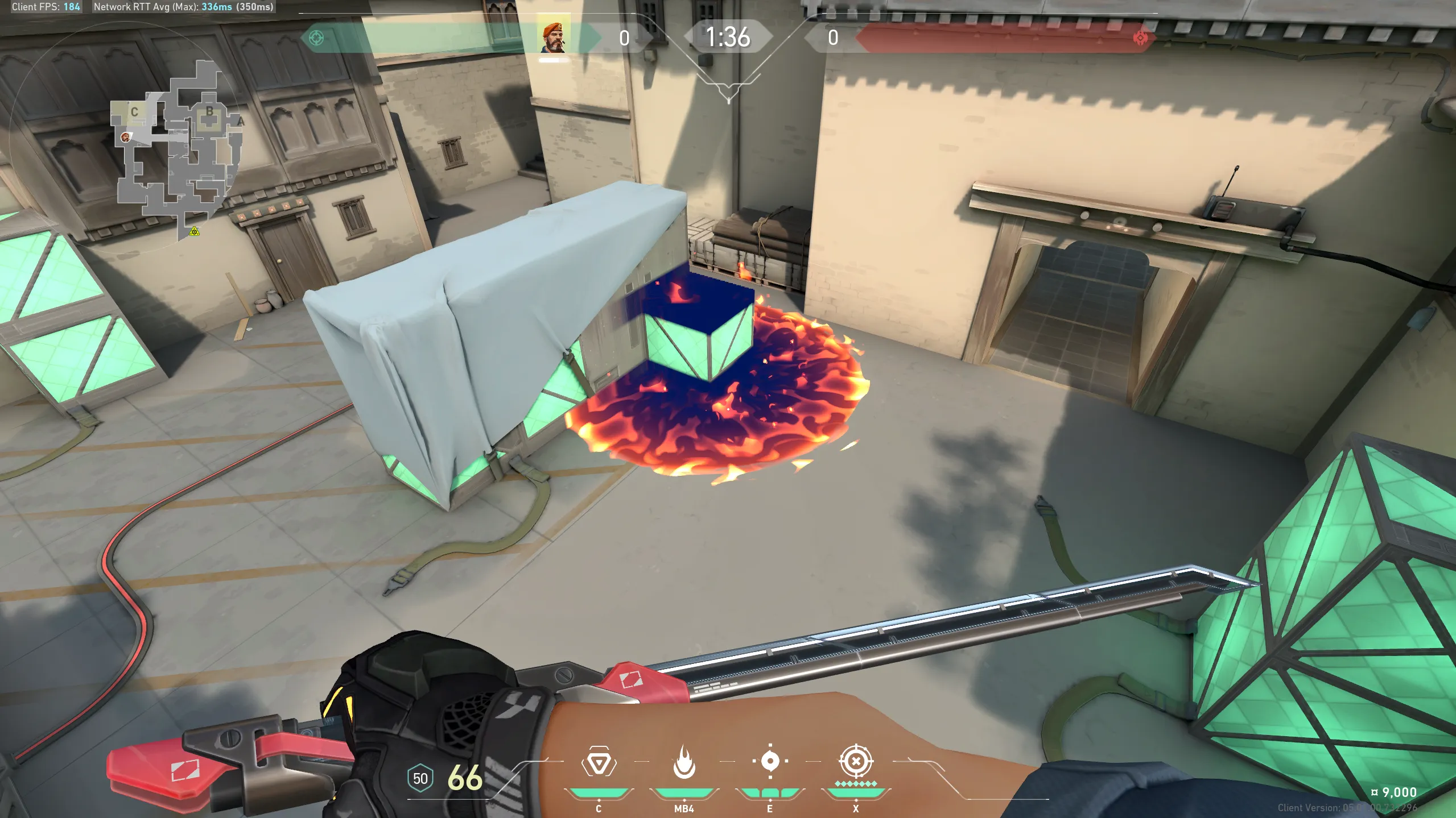Brimstone Incendiary on Haven Attack Site C — step 4 of 4: Result