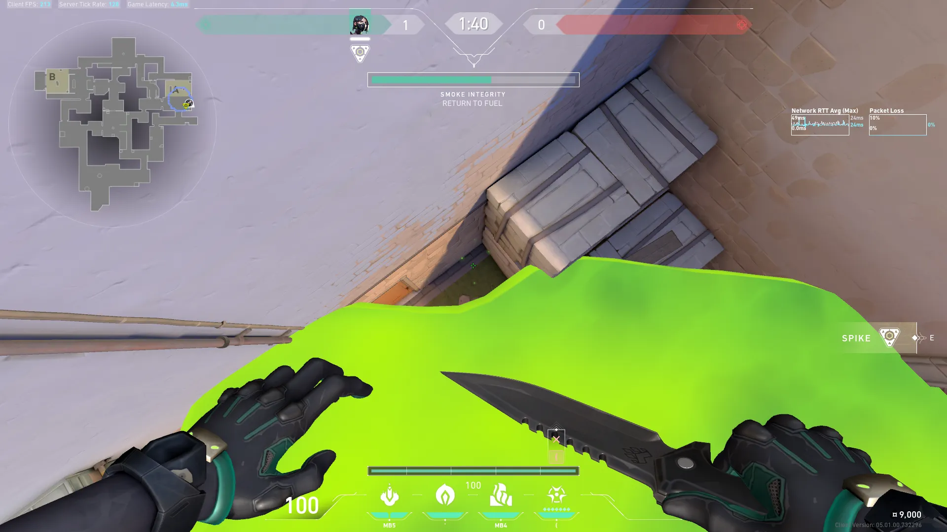 Viper Snake Bite on Ascent Defense Site A — step 4 of 11: Aim — line up the shot