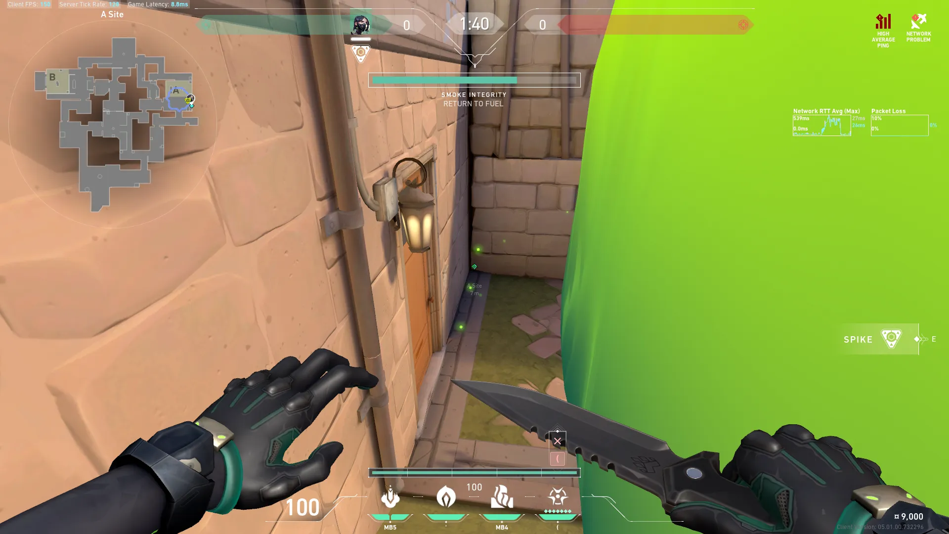 Viper Snake Bite on Ascent Defense Site A — step 7 of 11: Aim — line up the shot