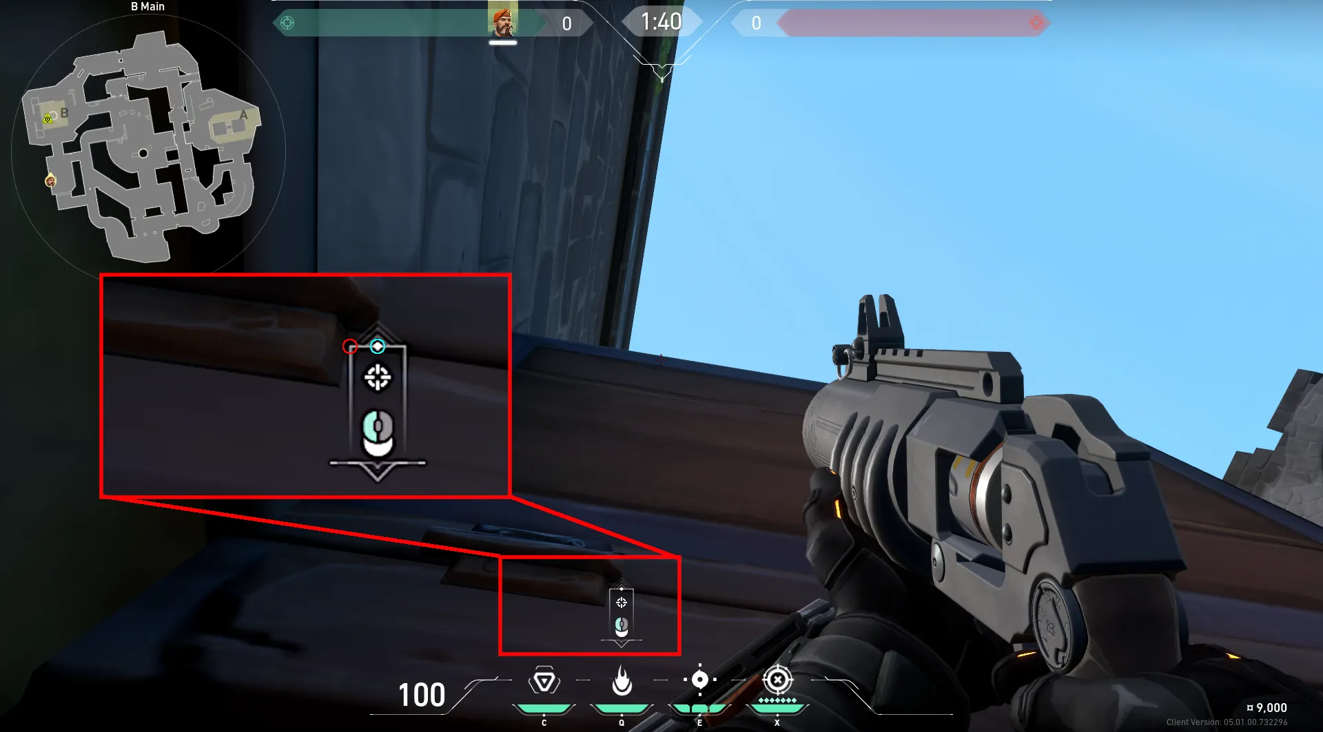 Brimstone Incendiary on Breeze Attack Site B — step 2 of 4: Aim — line up the shot