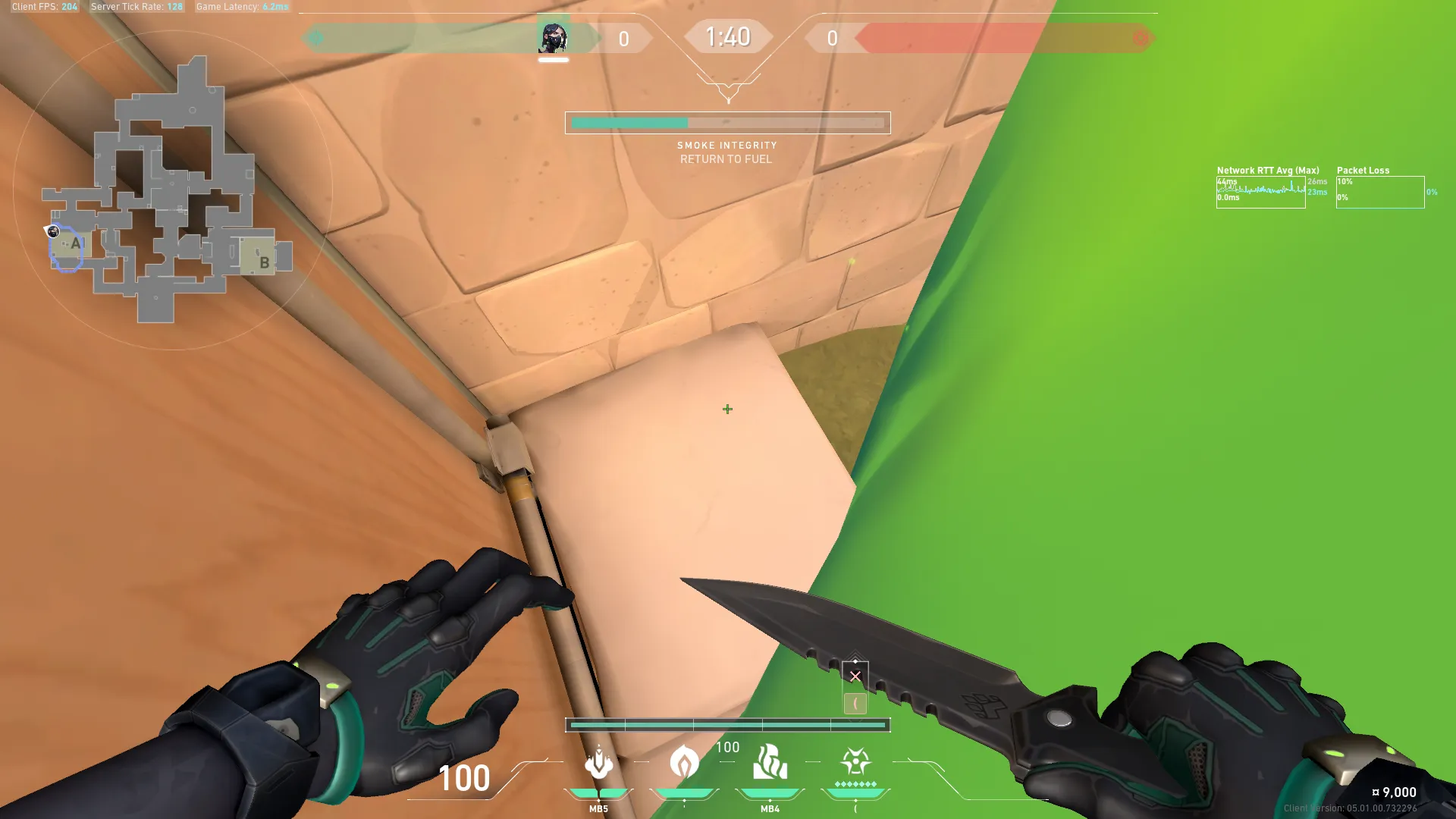 Viper Snake Bite on Ascent Defense Site A — step 5 of 8: Aim — line up the shot