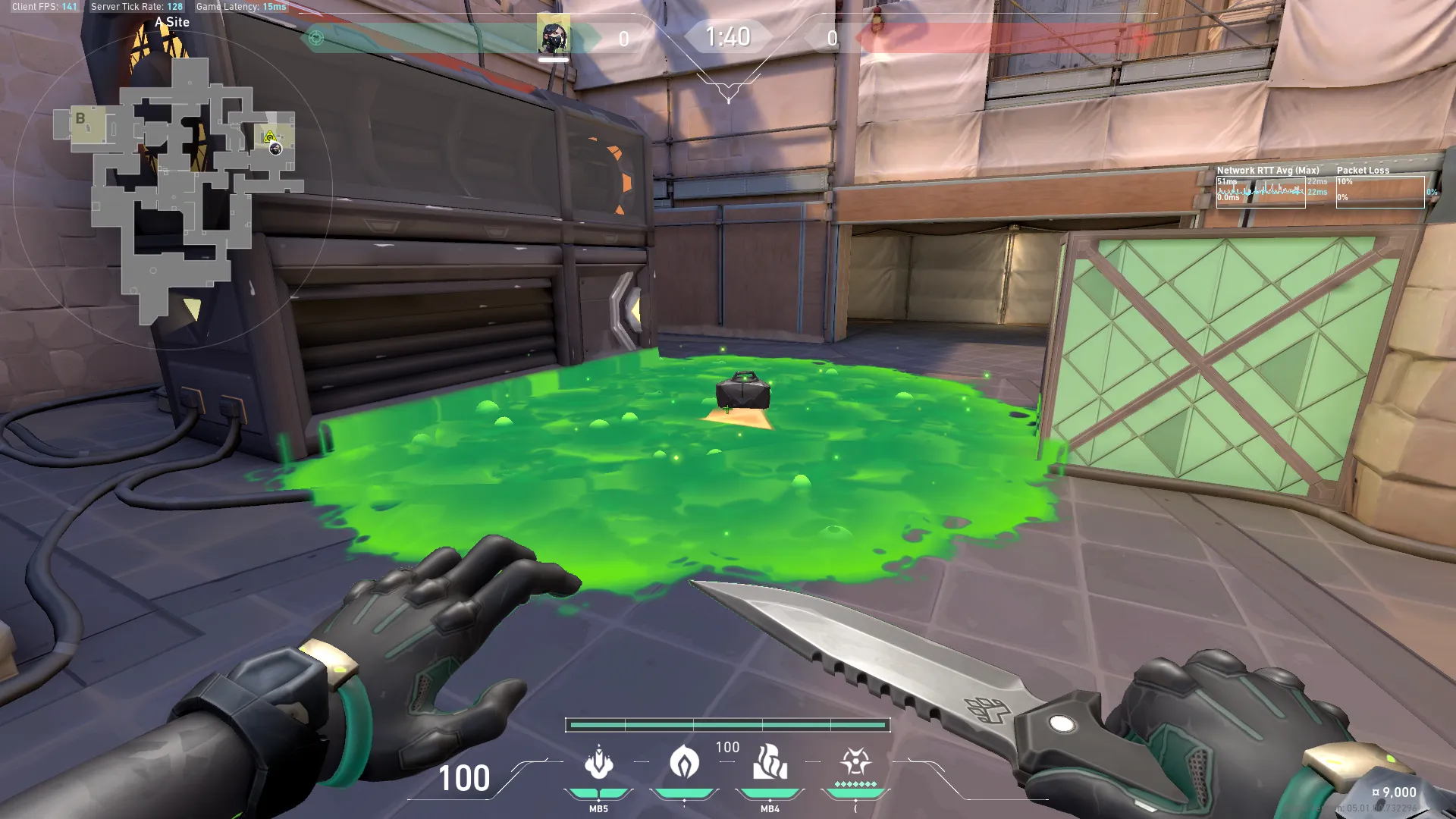 Viper Snake Bite on Ascent Defense Site A — step 7 of 8: Aim — line up the shot