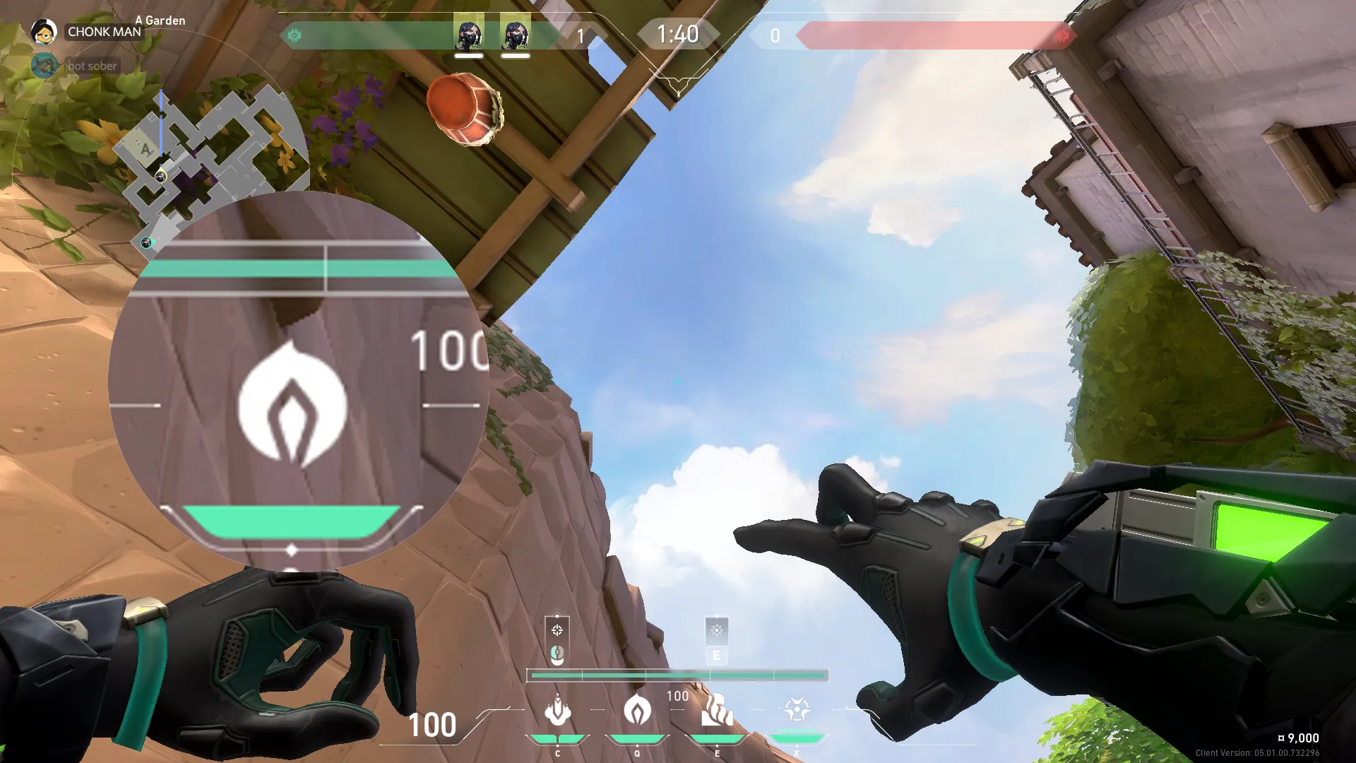 Viper Snake Bite on Ascent Defense Site A — step 2 of 3: Aim — line up the shot