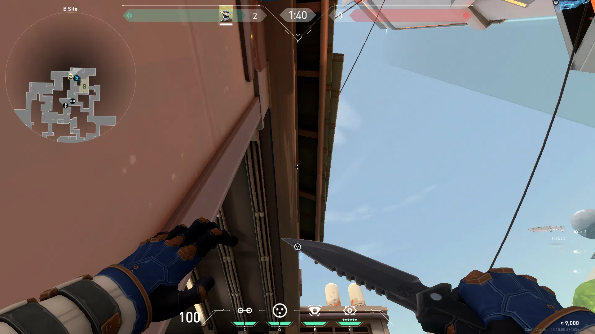 Cypher Cyber Cage on Split Defense Site B — step 2 of 3: Aim — line up the shot