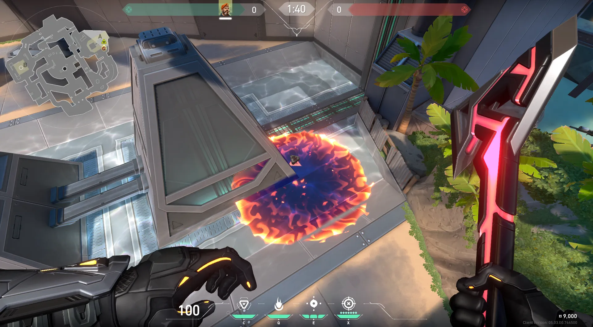 Brimstone Incendiary on Breeze Attack Site A — step 3 of 3: Result