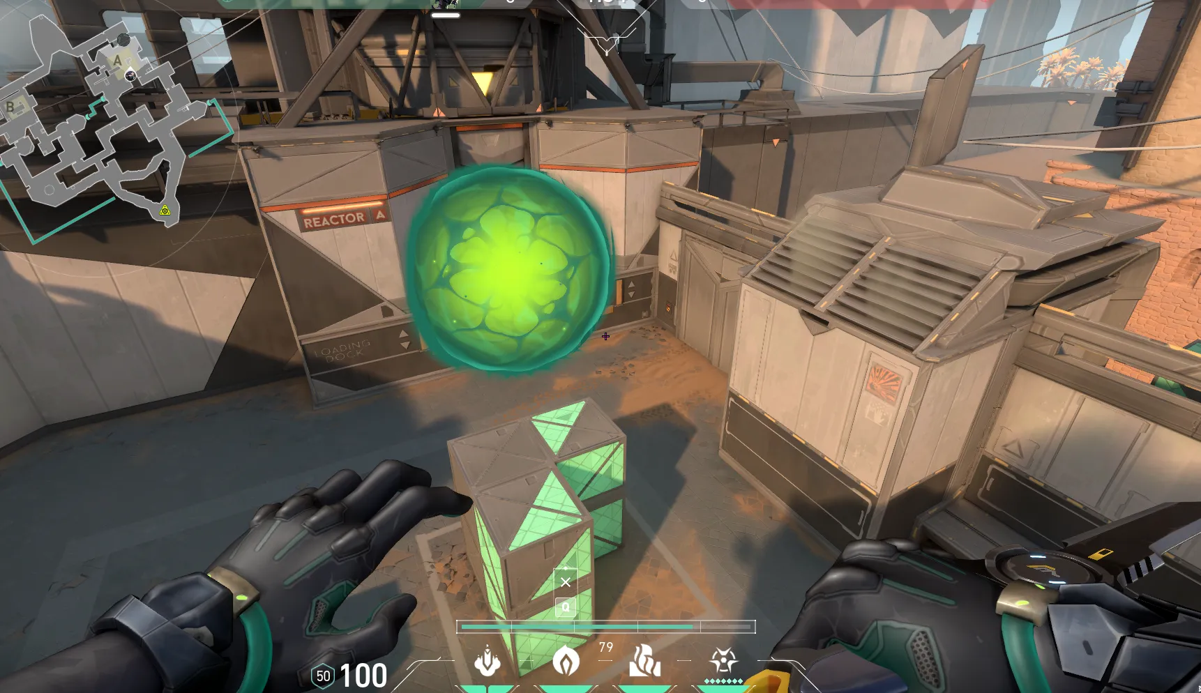 Viper Poison Cloud on Bind Attack Site A — step 3 of 3: Result