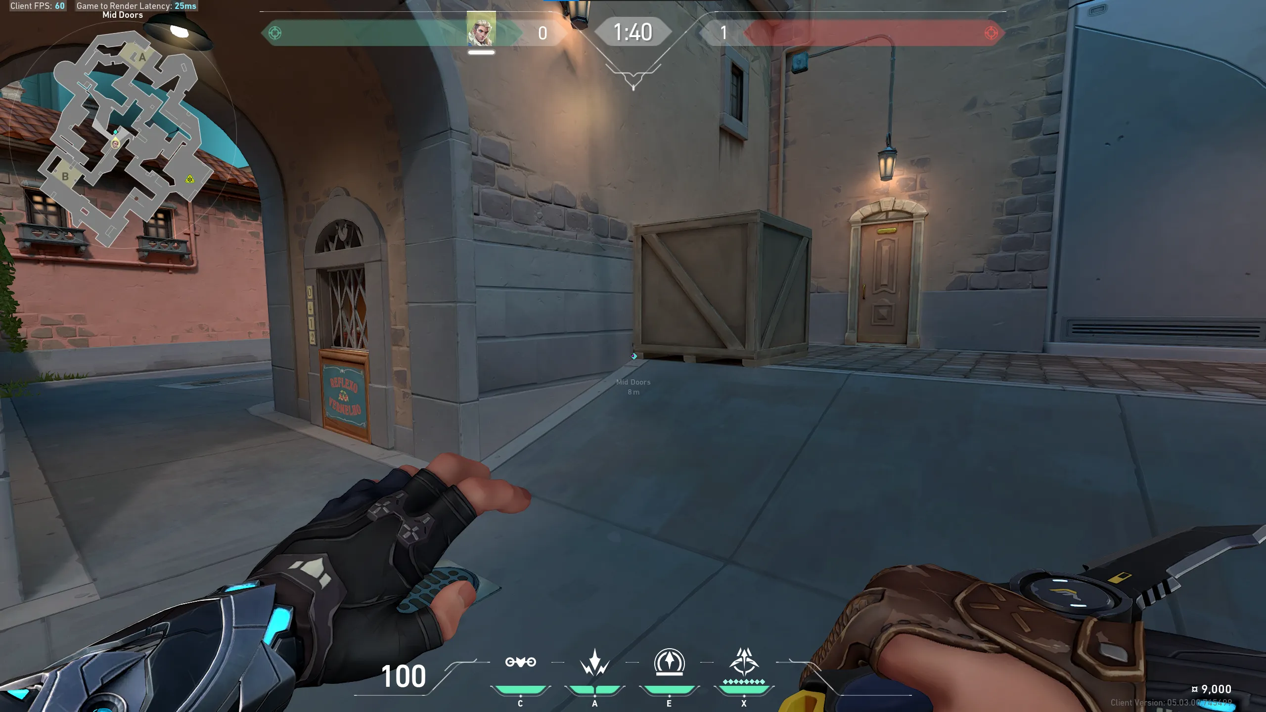 Sova Recon Bolt on Pearl Defense Mid — step 1 of 3: Position — where to stand