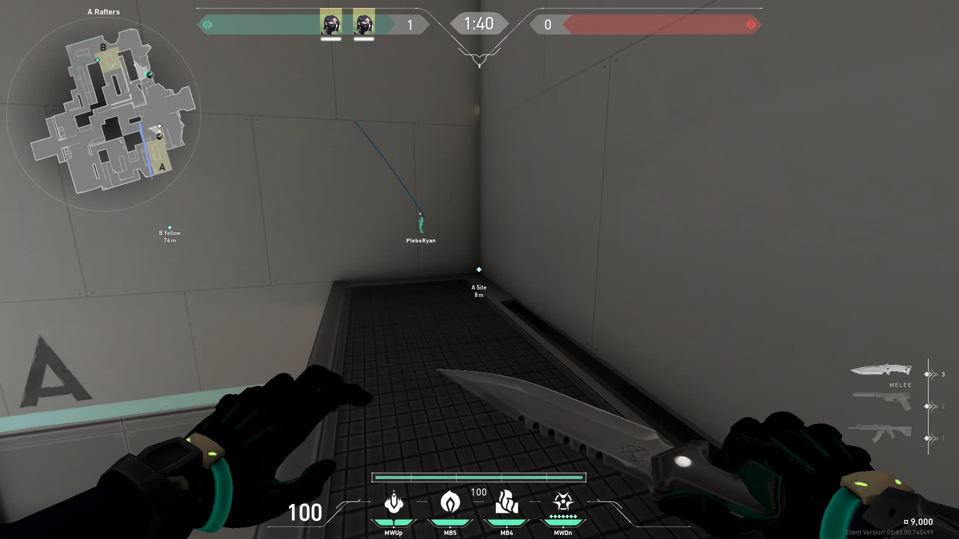 Viper Poison Cloud on Icebox Defense Site A — step 1 of 3: Position — where to stand