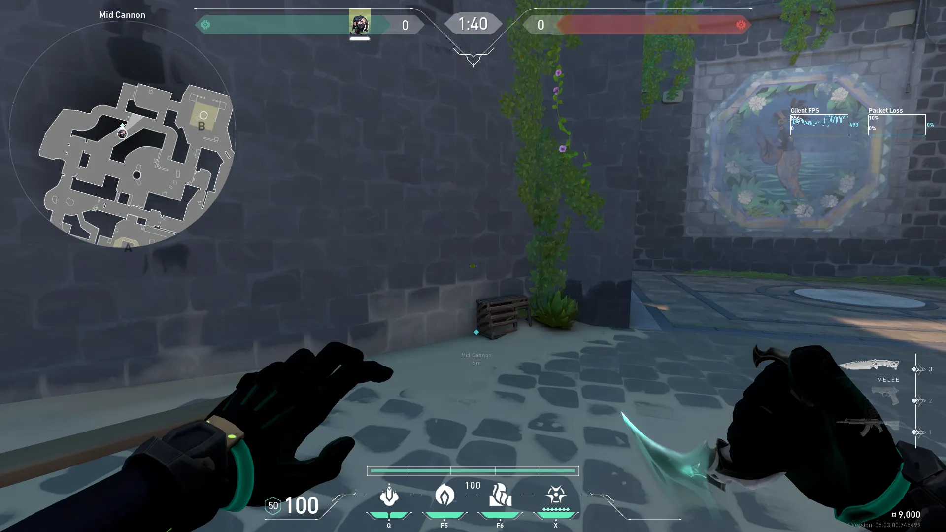 Viper Snake Bite on Breeze Attack Site B — step 1 of 3: Position — where to stand