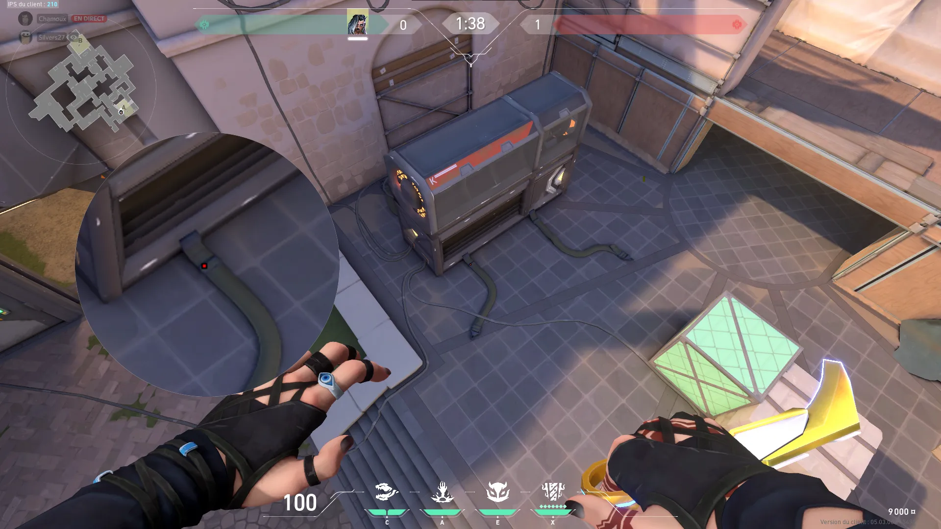 Fade Haunt on Ascent Defense Site A — step 1 of 4: Position — where to stand