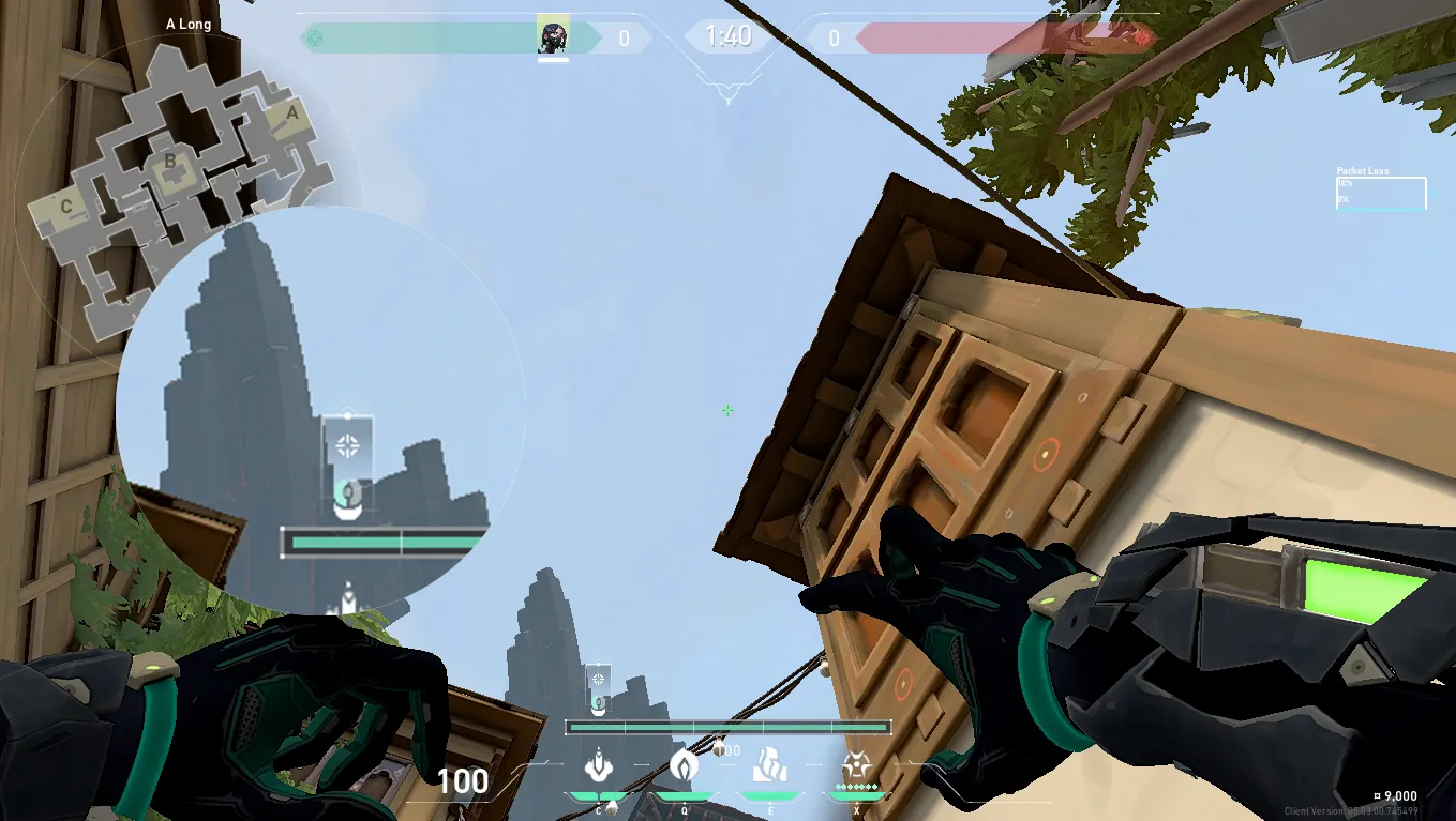 Viper Snake Bite on Haven Attack Site A — step 2 of 3: Aim — line up the shot