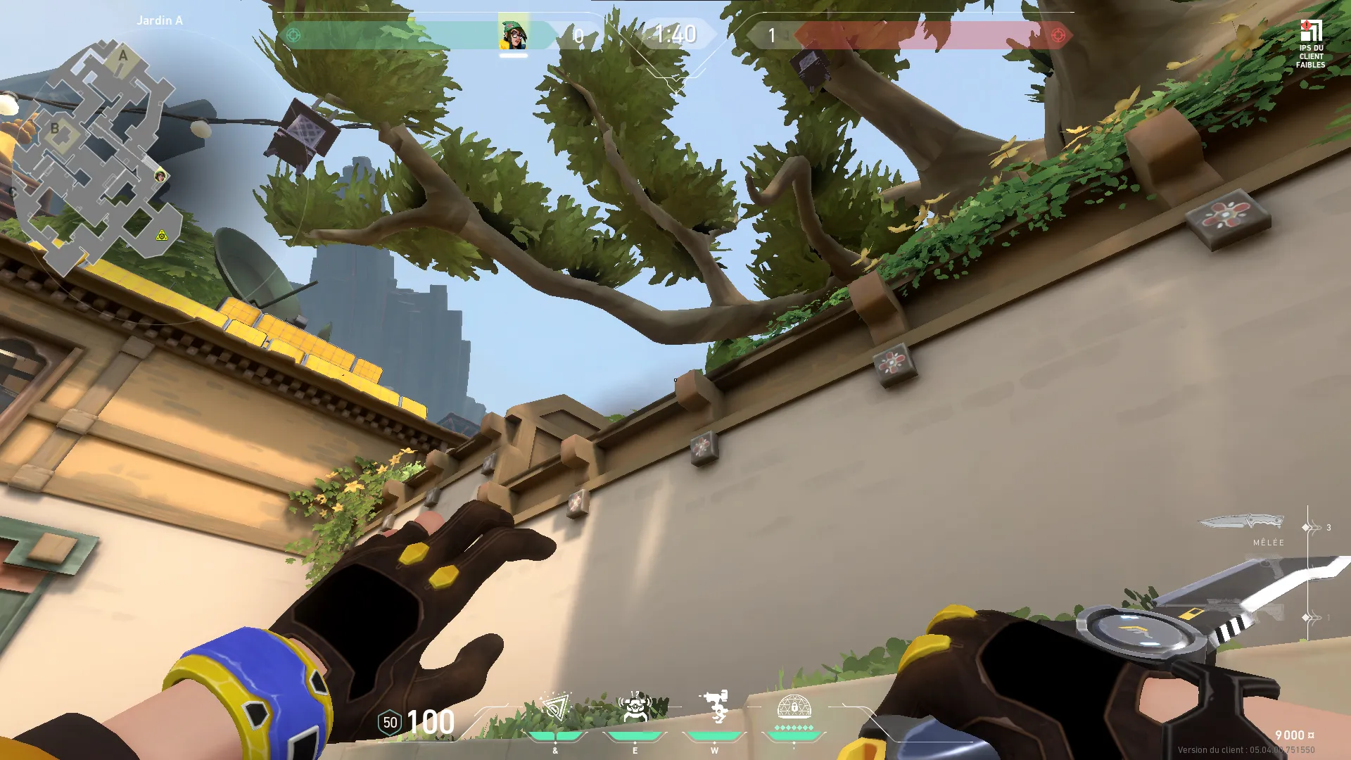 Killjoy Nanoswarm on Haven Attack Site A — step 2 of 3: Aim — line up the shot