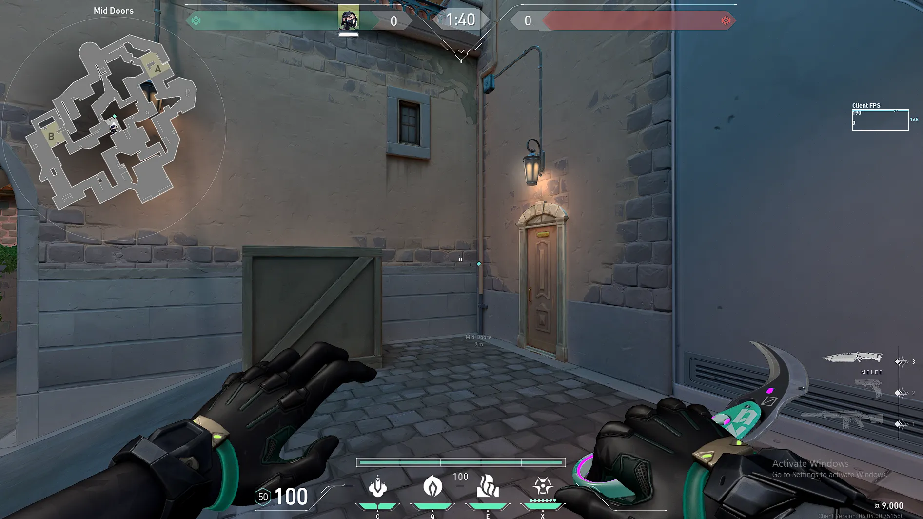 Viper Snake Bite on Pearl Attack Site B — step 1 of 3: Position — where to stand