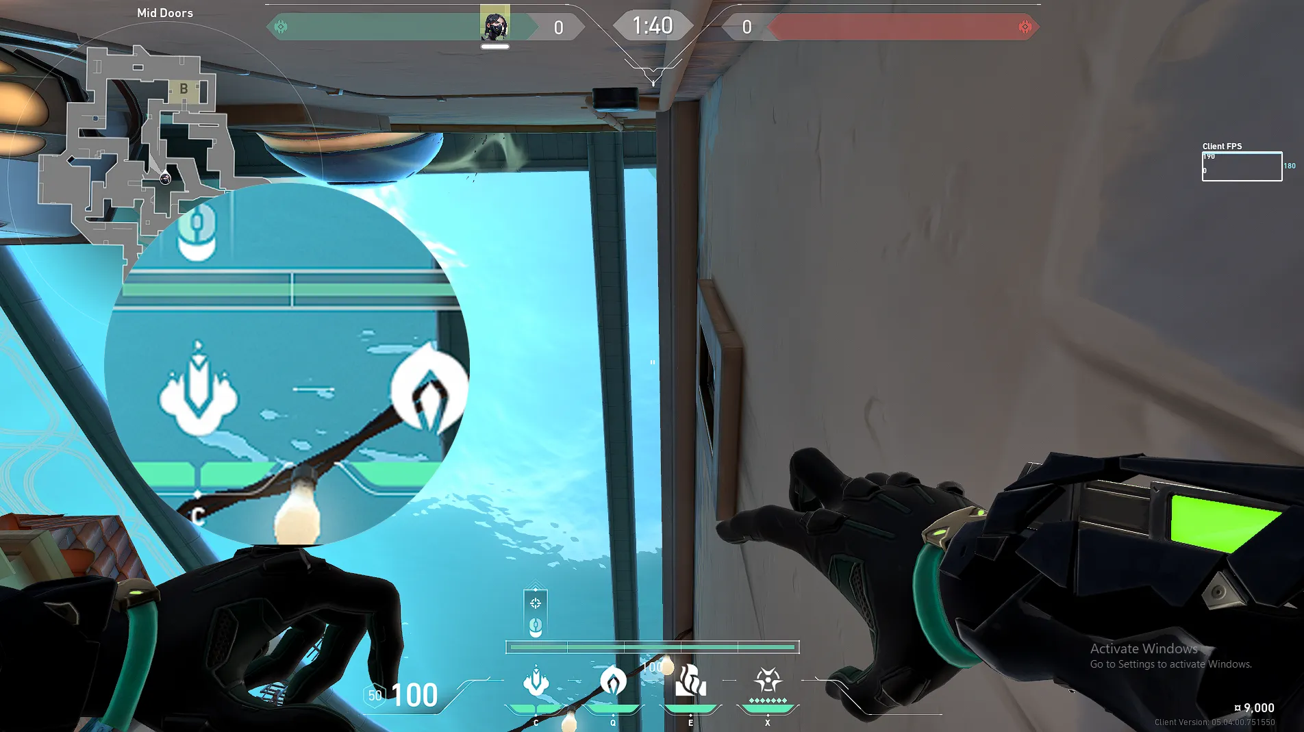 Viper Snake Bite on Pearl Attack Site B — step 2 of 3: Aim — line up the shot