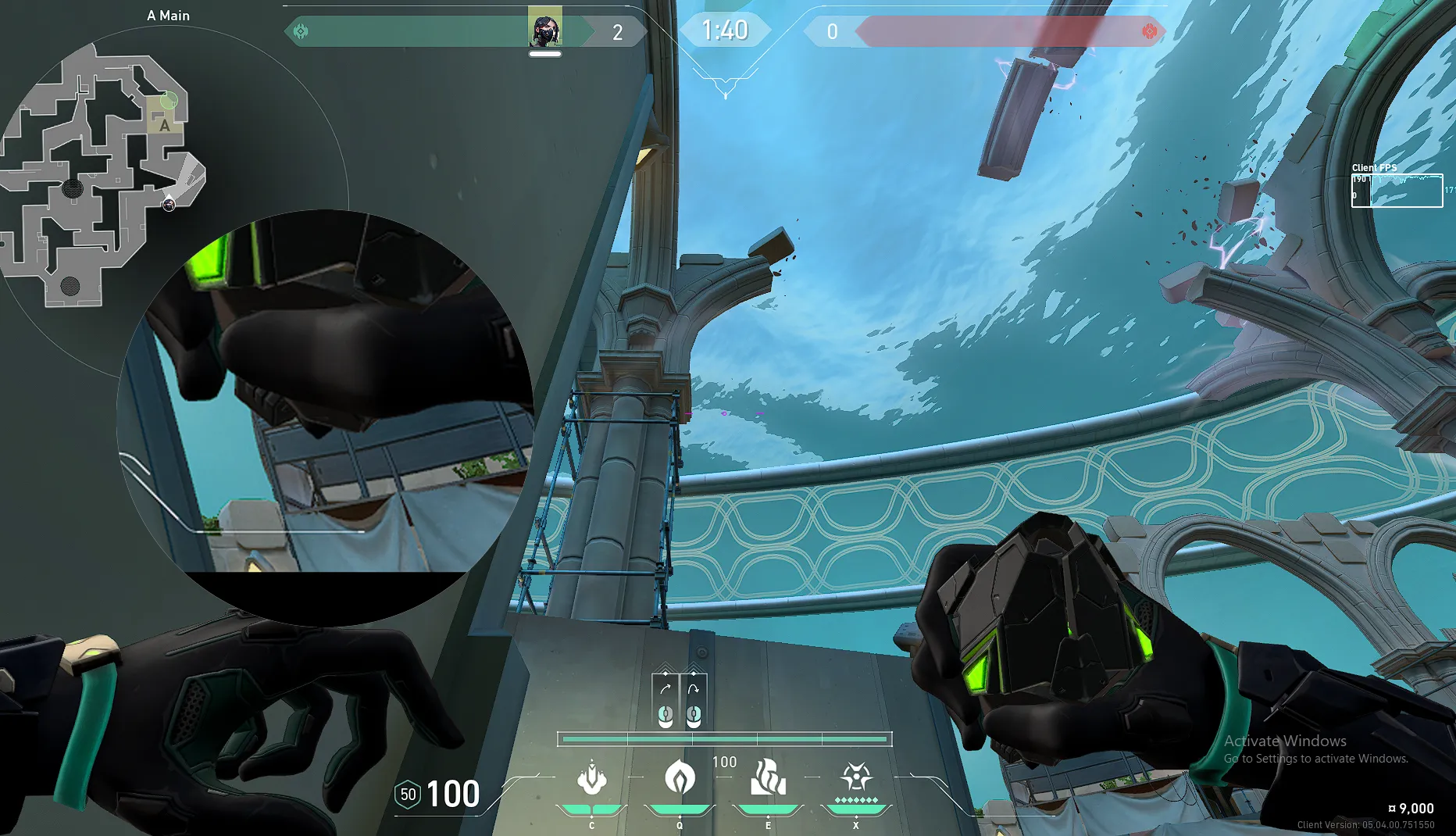 Viper Poison Cloud on Pearl Attack Site A — step 2 of 3: Aim — line up the shot