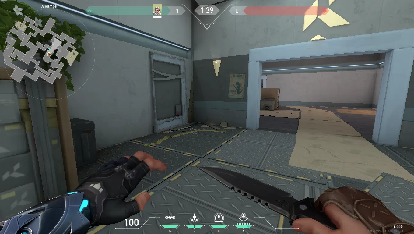 Sova Recon Bolt on Split Attack Site A — step 1 of 3: Position — where to stand