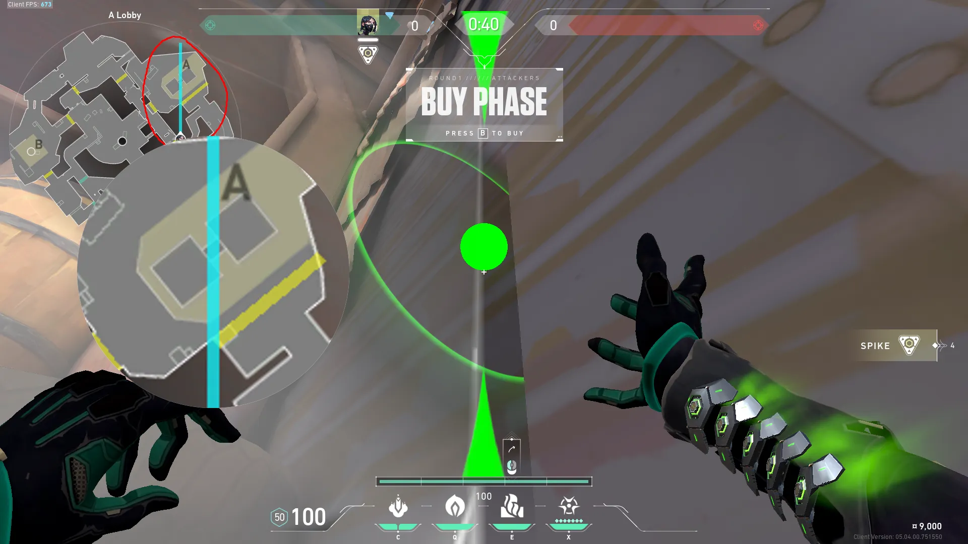 Viper Toxic Screen on Breeze Attack Site A — step 2 of 3: Aim — line up the shot