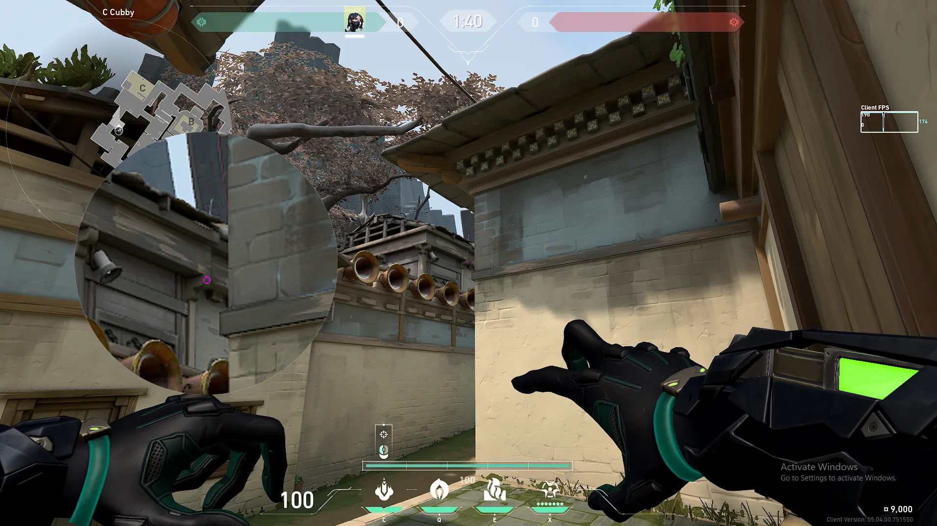Viper Snake Bite on Haven Attack Site C — step 2 of 3: Aim — line up the shot